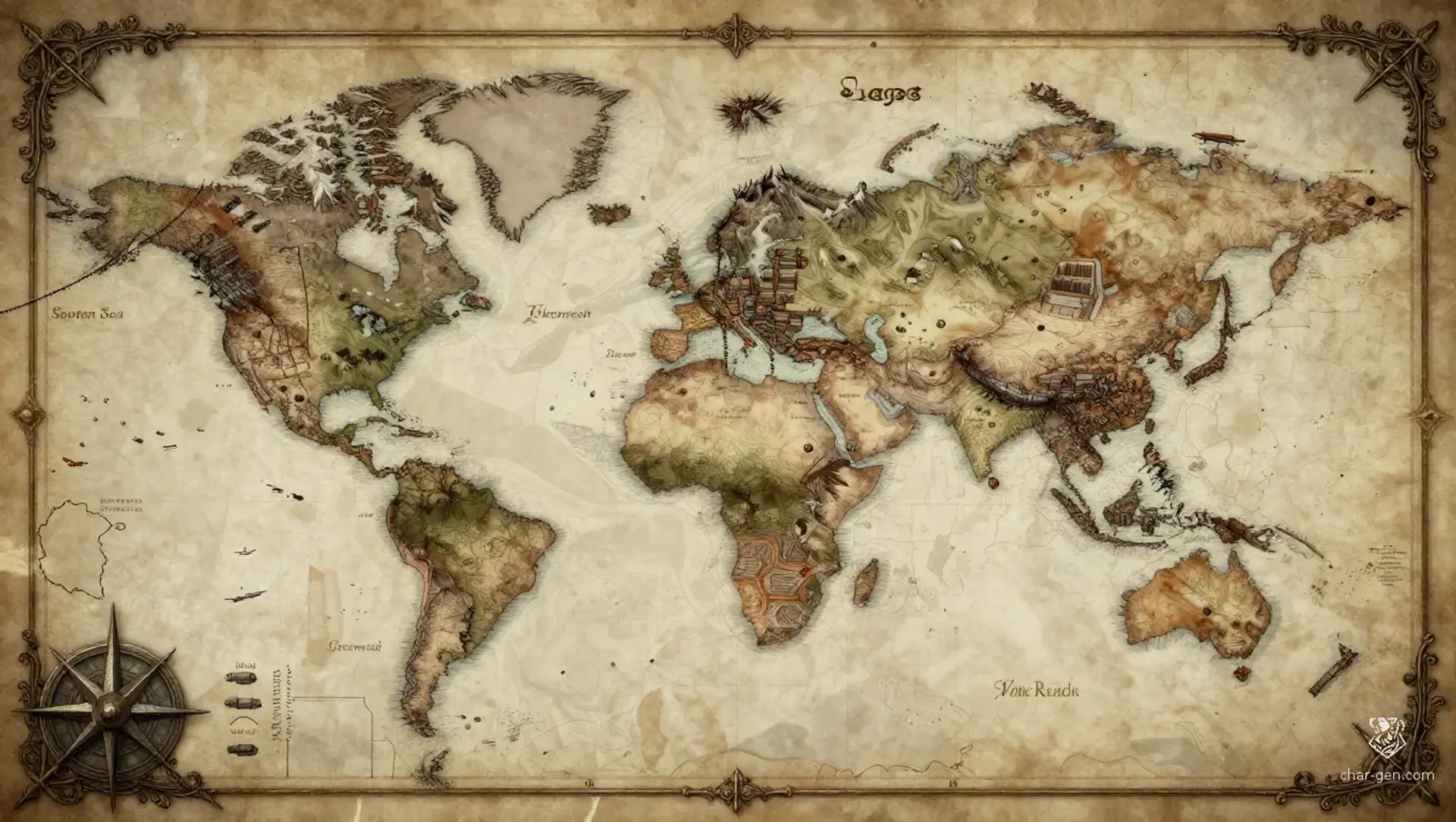 Varnhold - AI-generated fantasy World