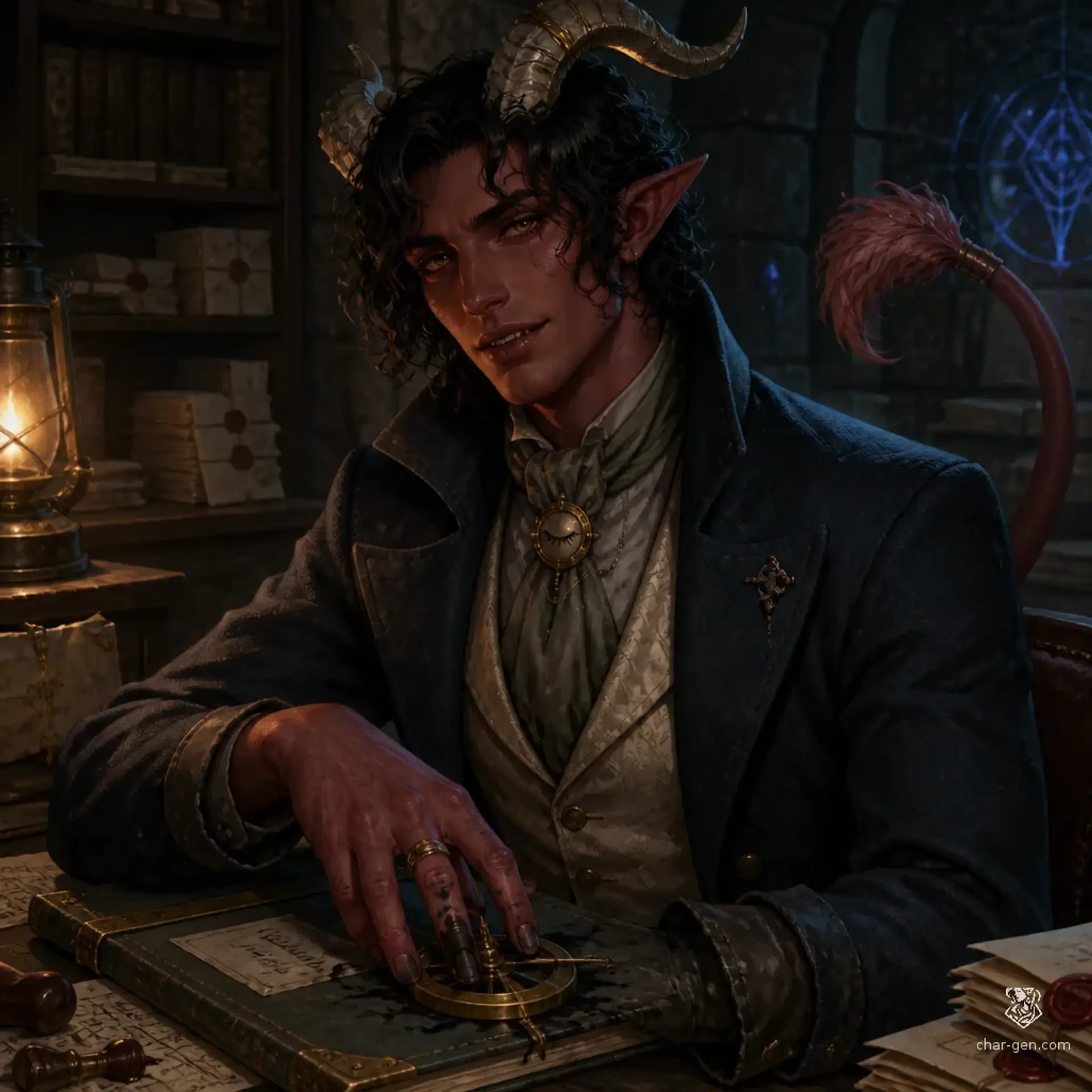 Arslanshi Darkside - AI-generated fantasy NPC
