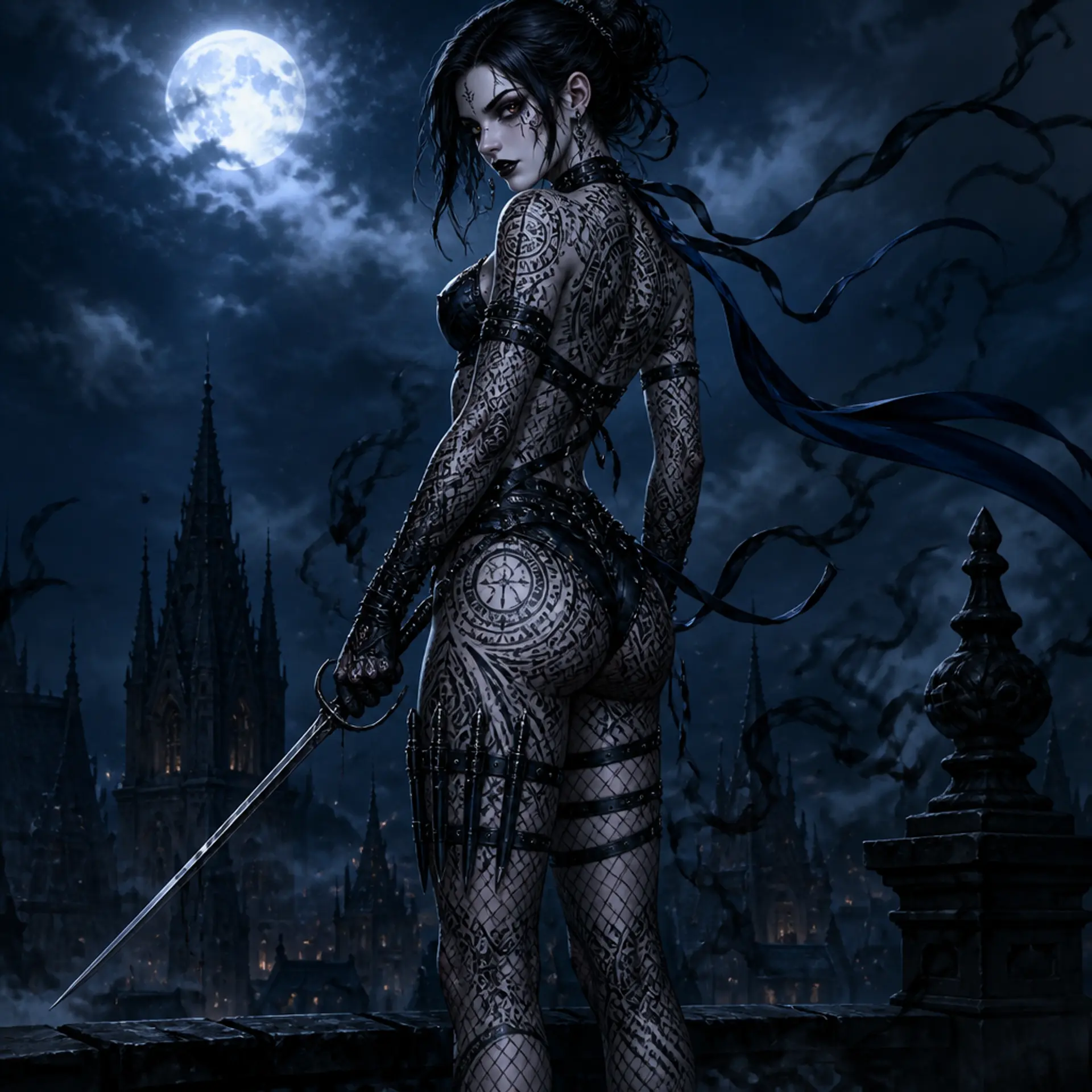 Lyssa Vane - AI-generated fantasy Character