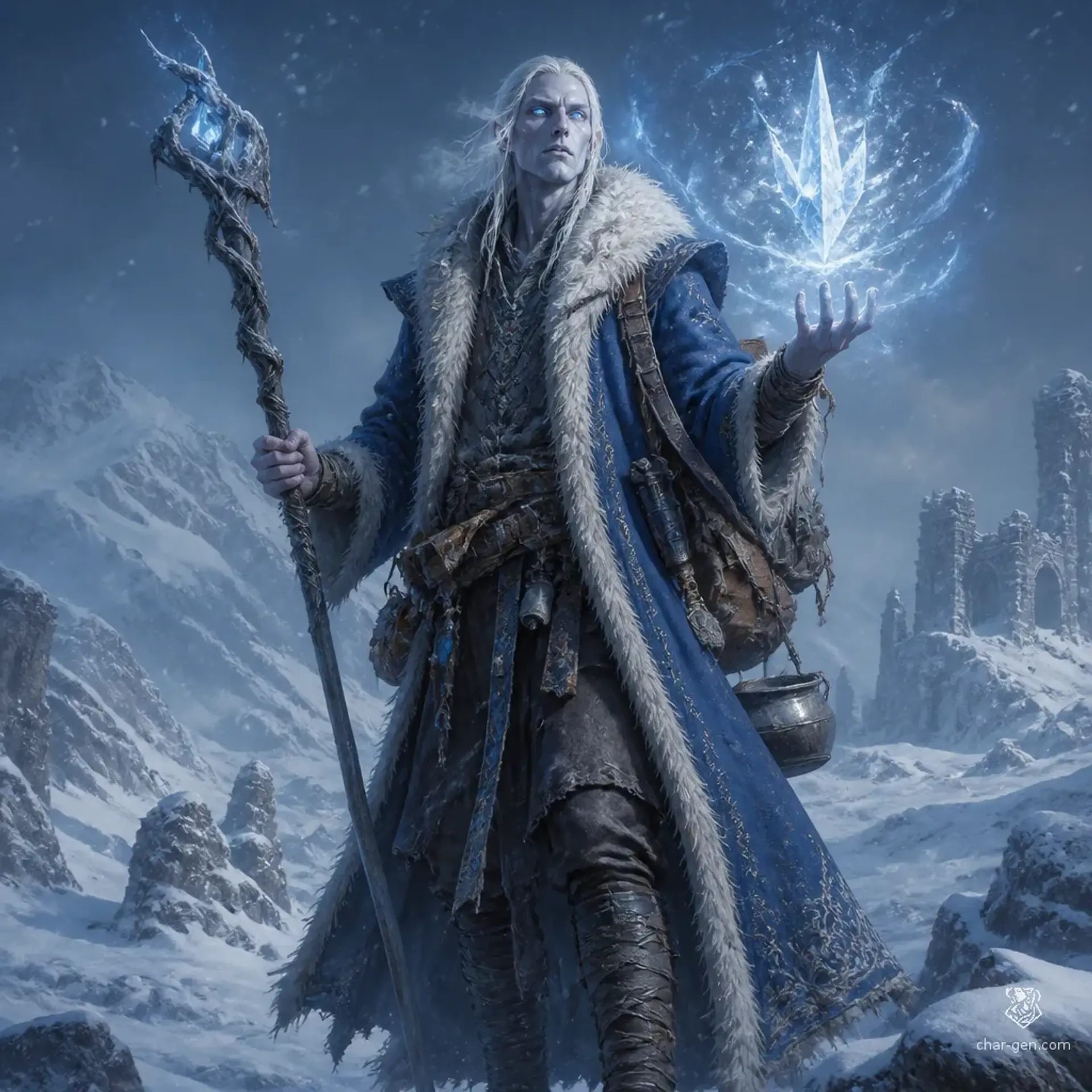 Wembenyana - AI-generated fantasy Character