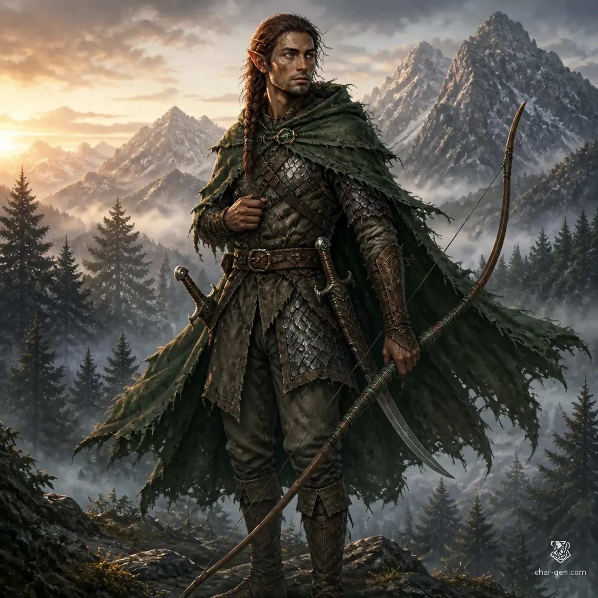 Cairbre Gresk - AI-generated fantasy Character