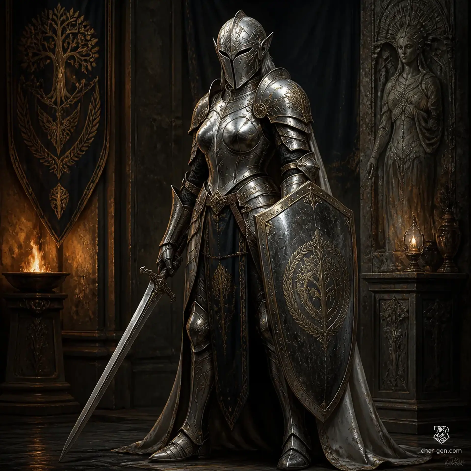 Rika - AI-generated fantasy Character