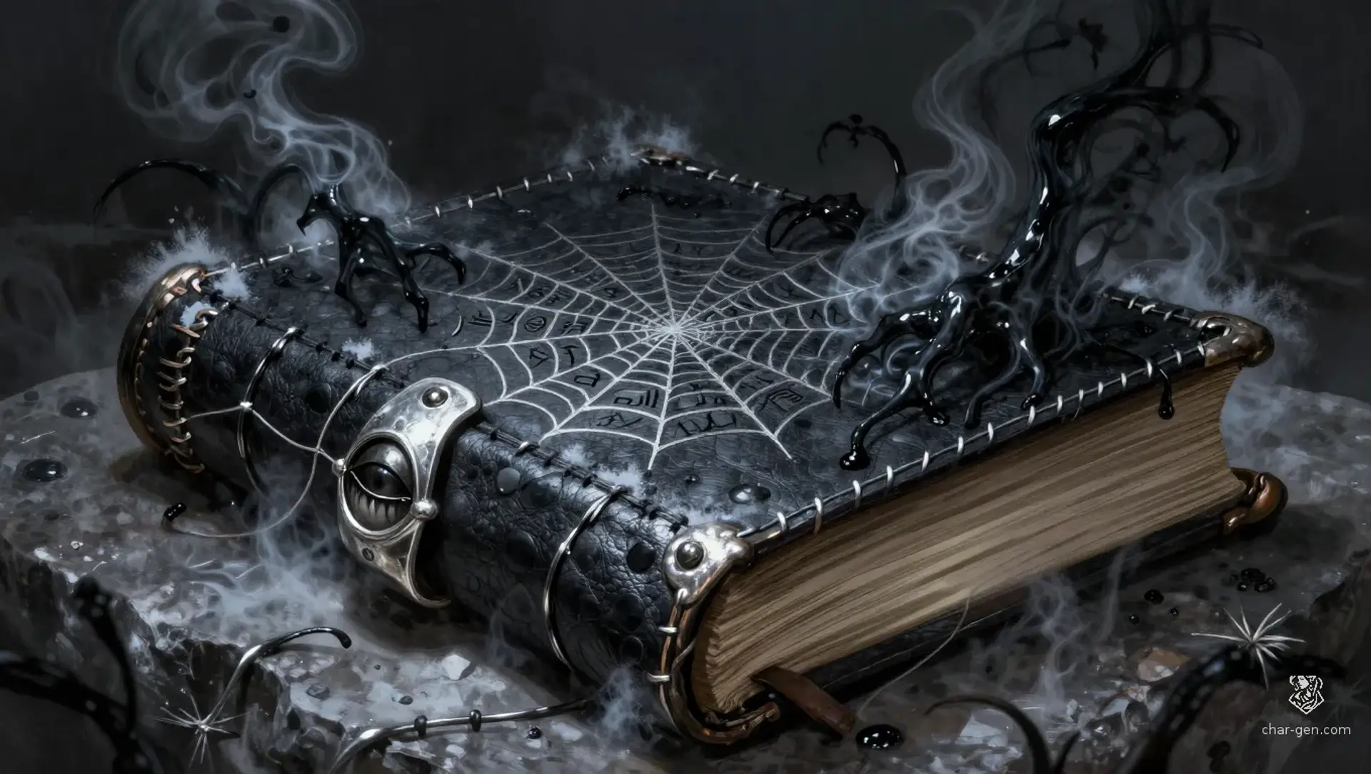 The Memoir of Lost Light - AI-generated fantasy Spellbook