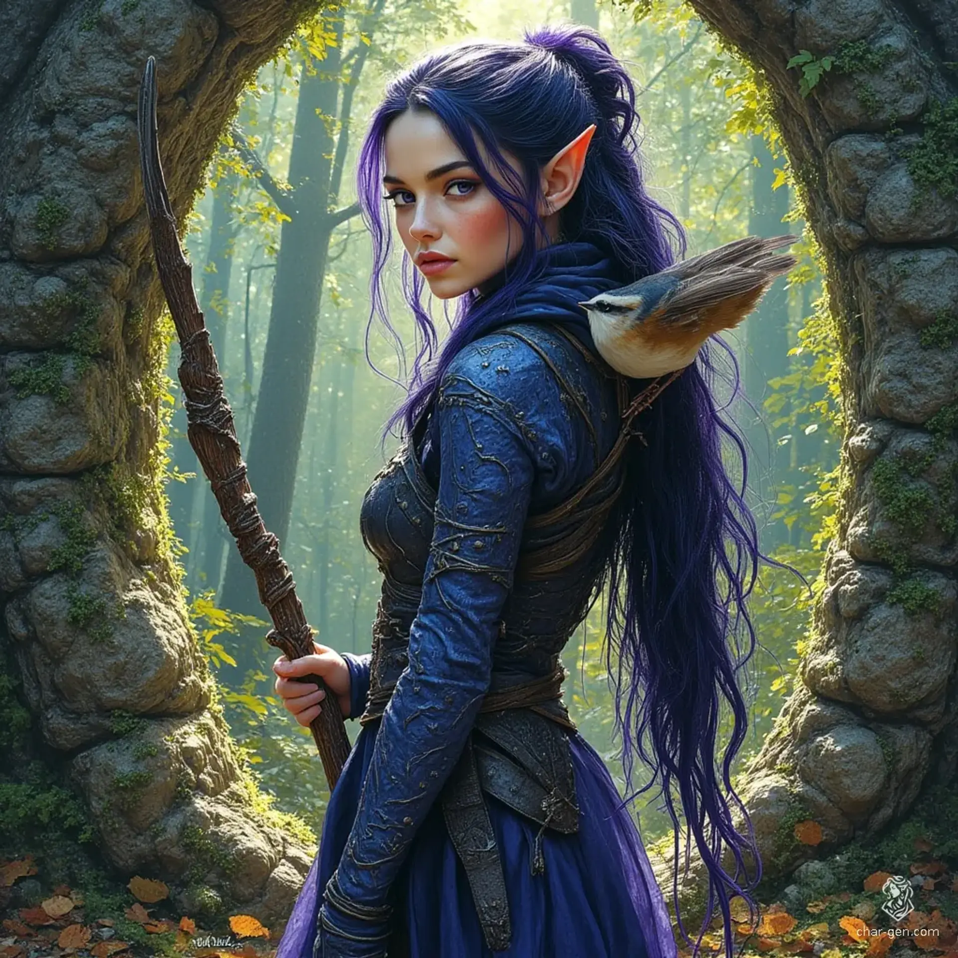 Vyrelis Thalrien - AI-generated fantasy NPC