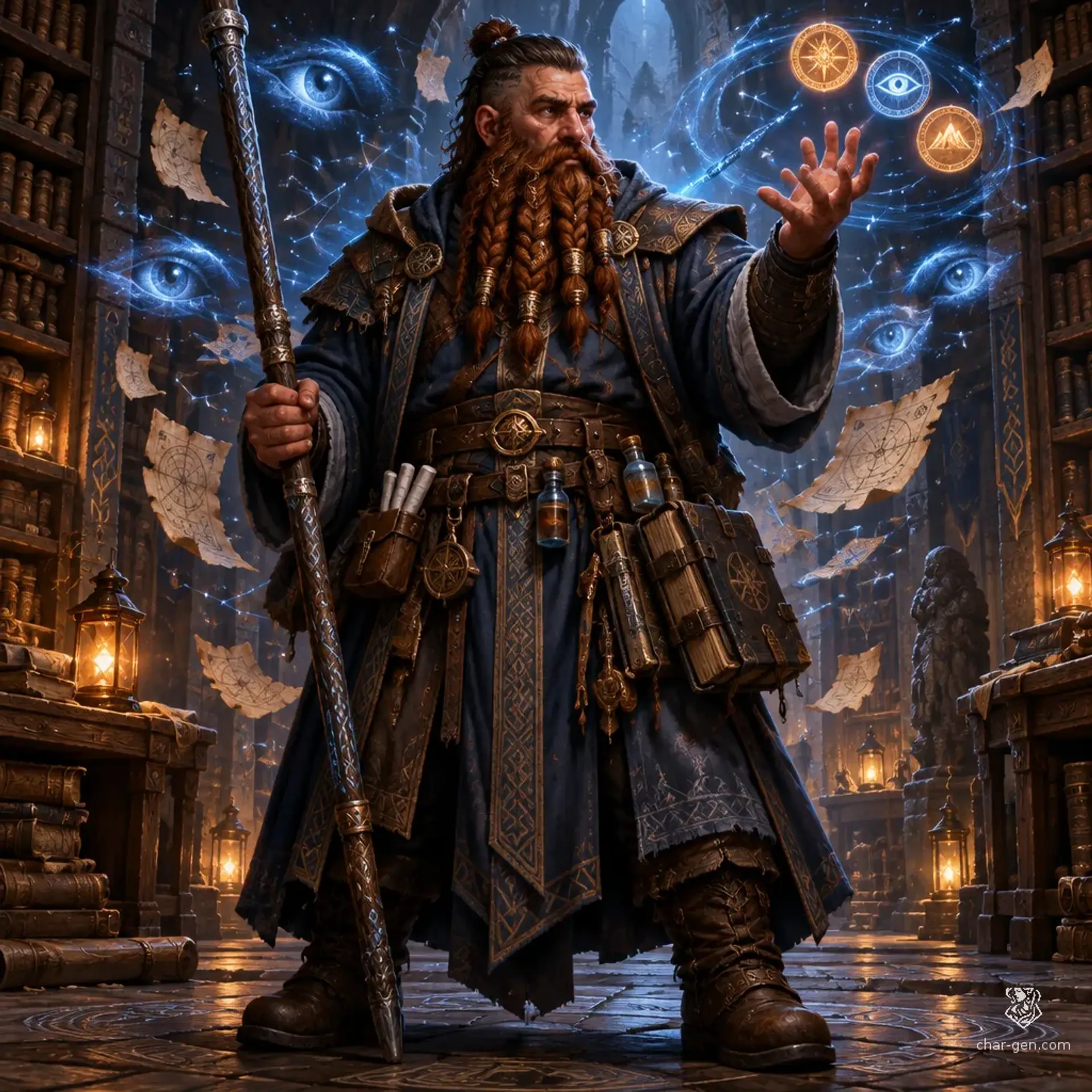 Vamuk Oakenborn - AI-generated fantasy Character