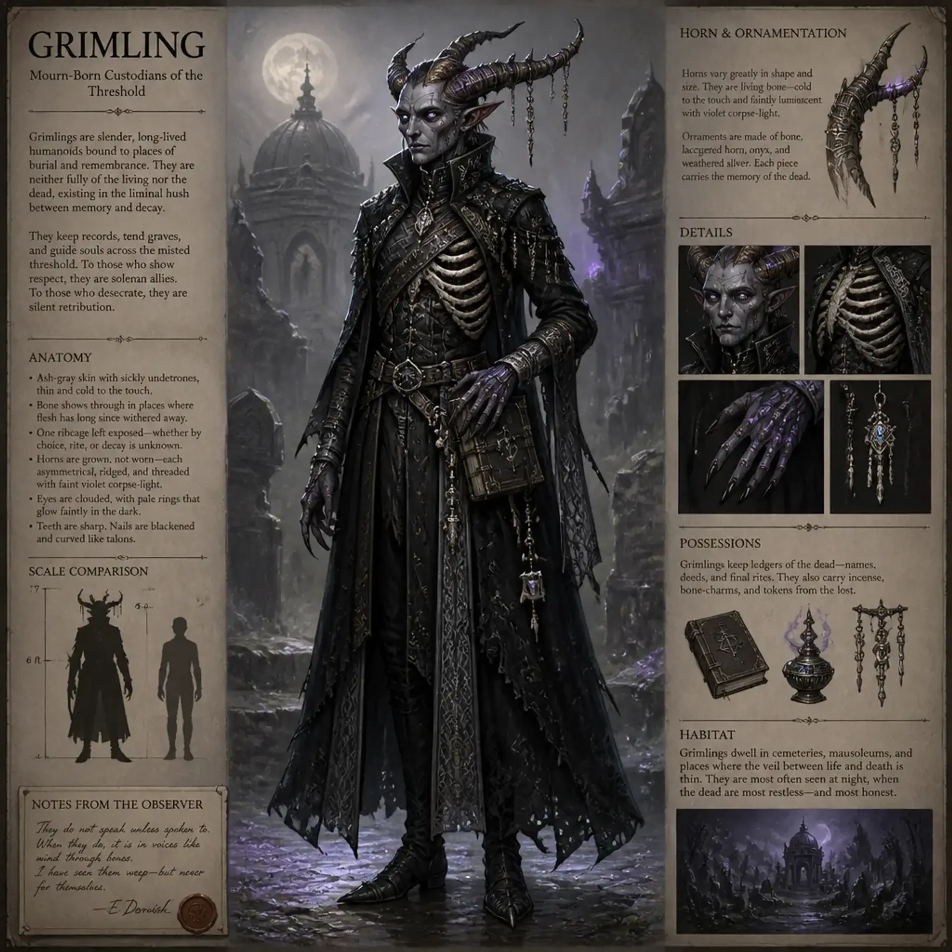 Grimling - AI-generated fantasy Species