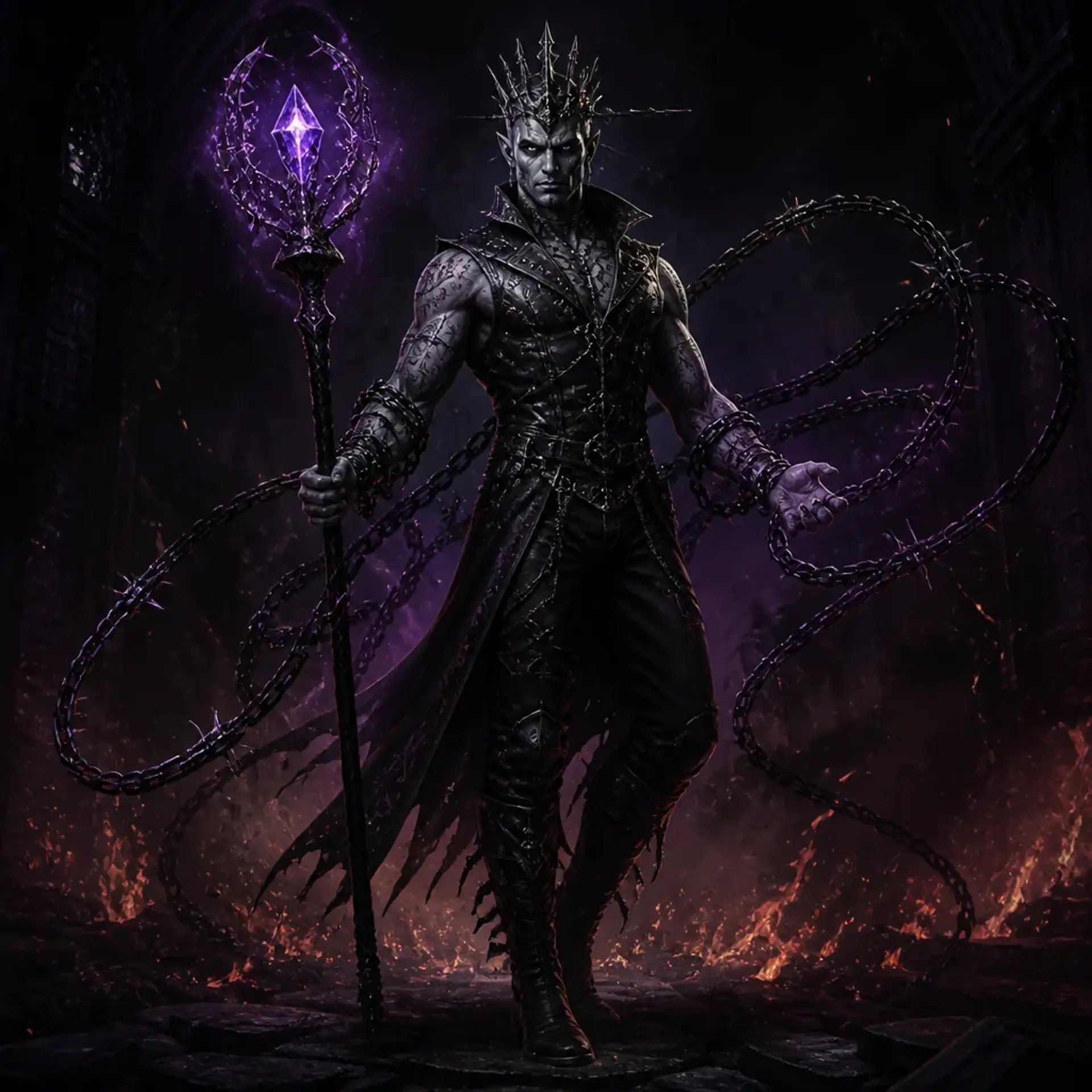 Morgan Kirkwall - AI-generated fantasy Character