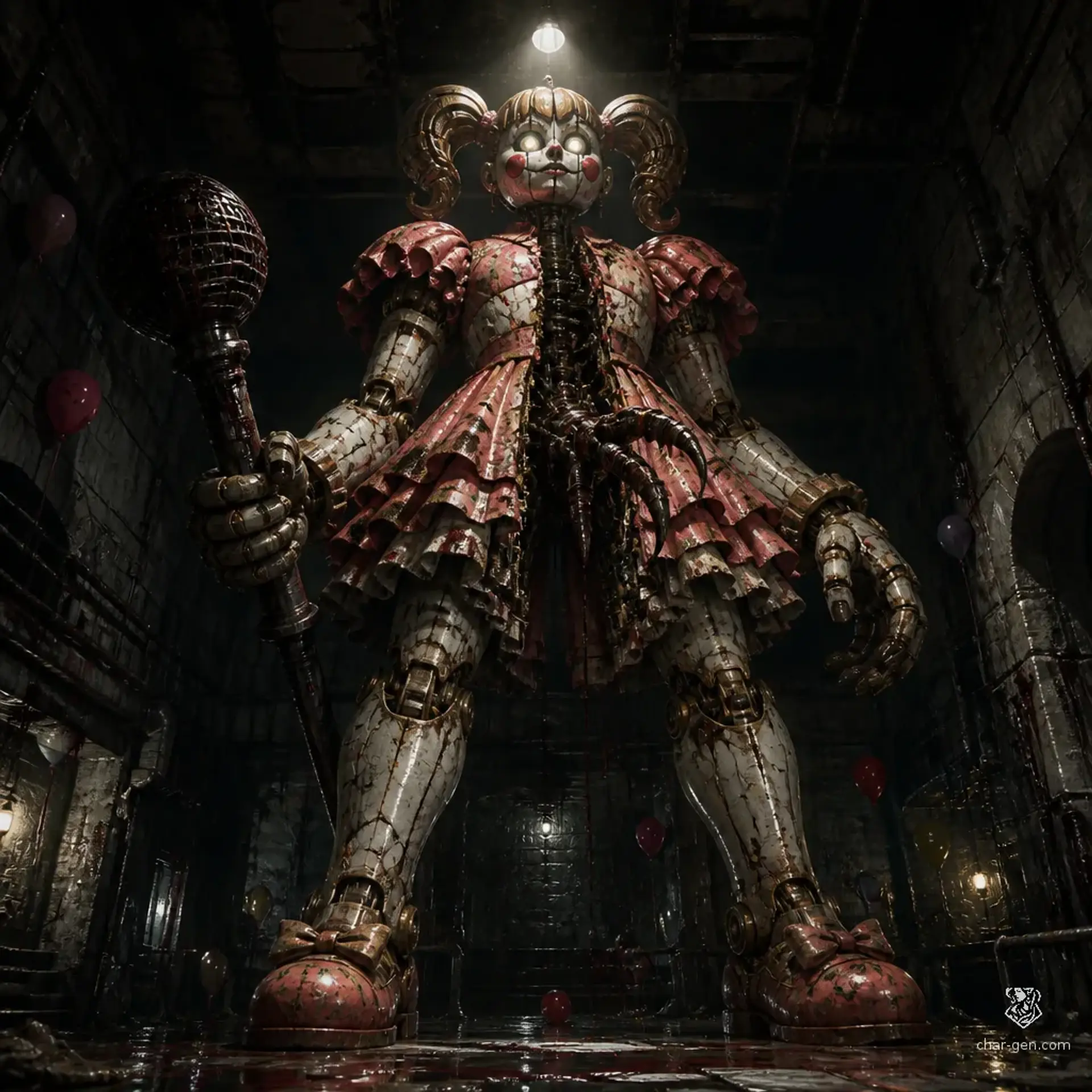 Circus Baby - AI-generated fantasy Monster