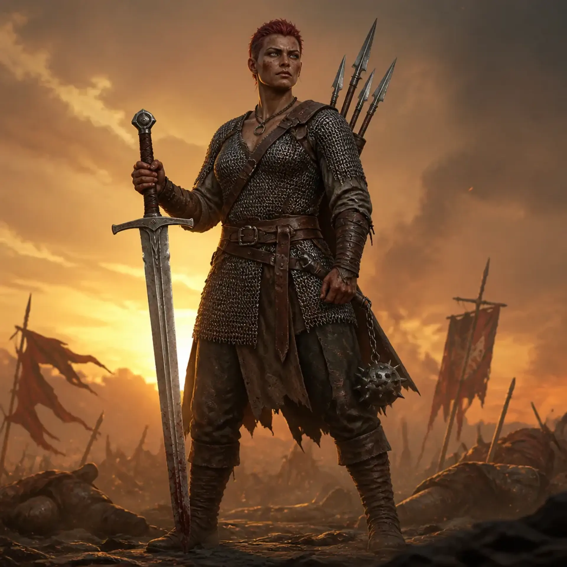 Maeve - AI-generated fantasy Character