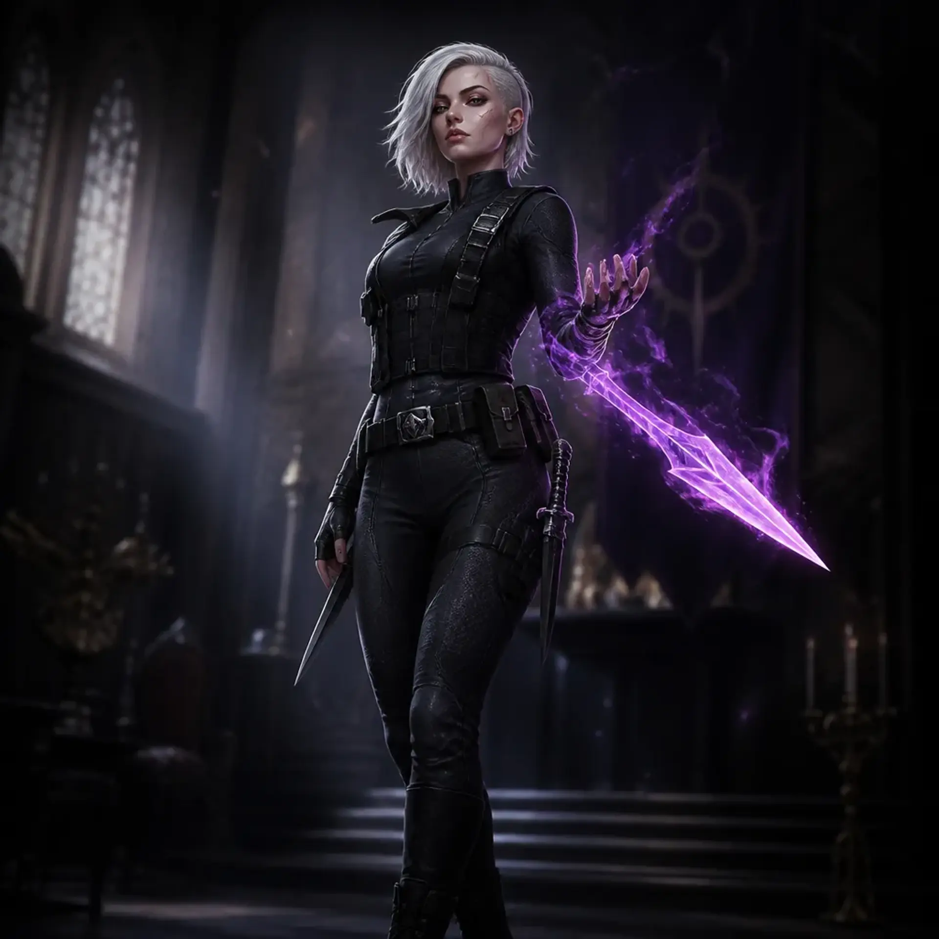 Vakaria Veyr - AI-generated fantasy Character