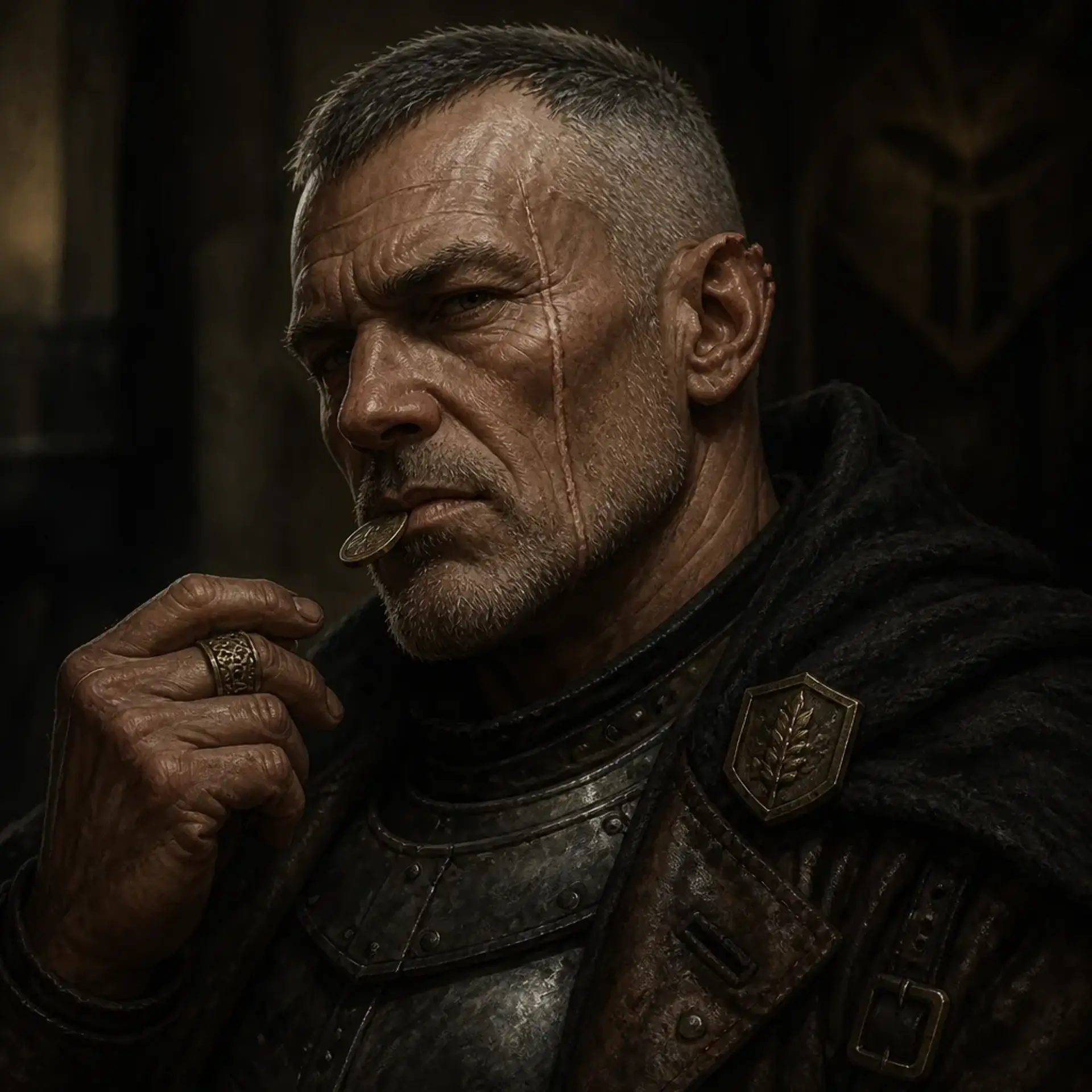 Kaelen Vane - AI-generated fantasy NPC