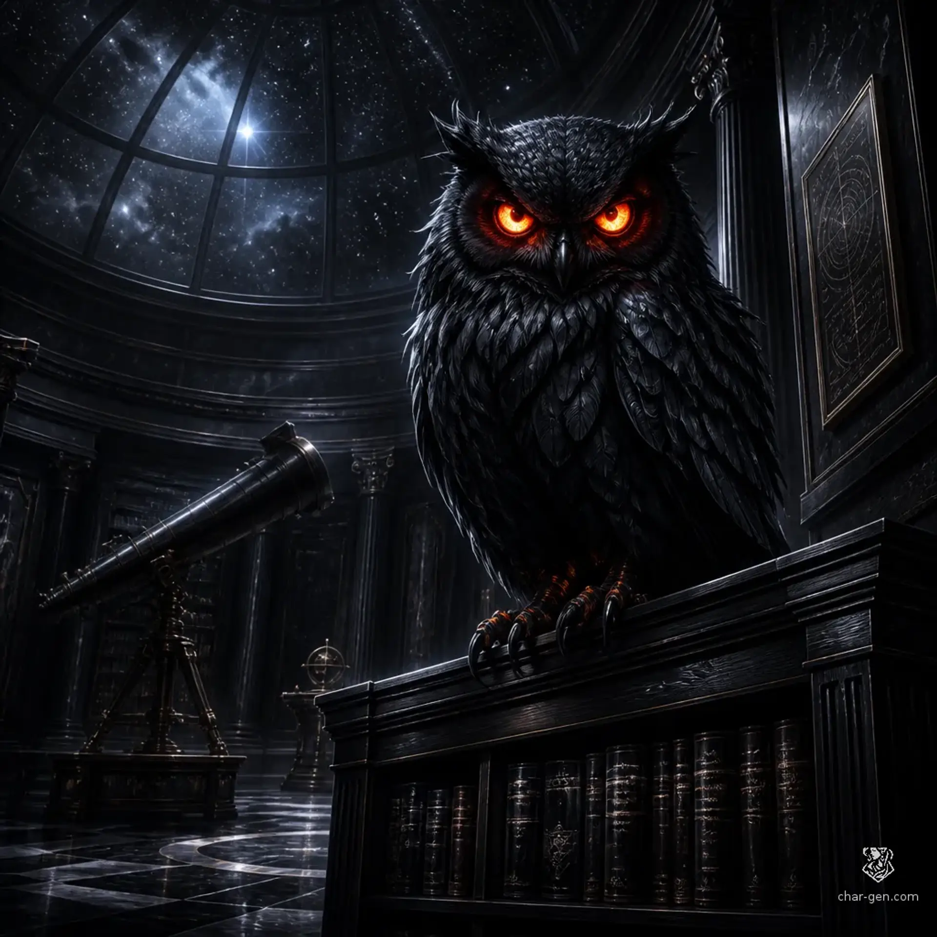 Nyxira the Void-Feathered