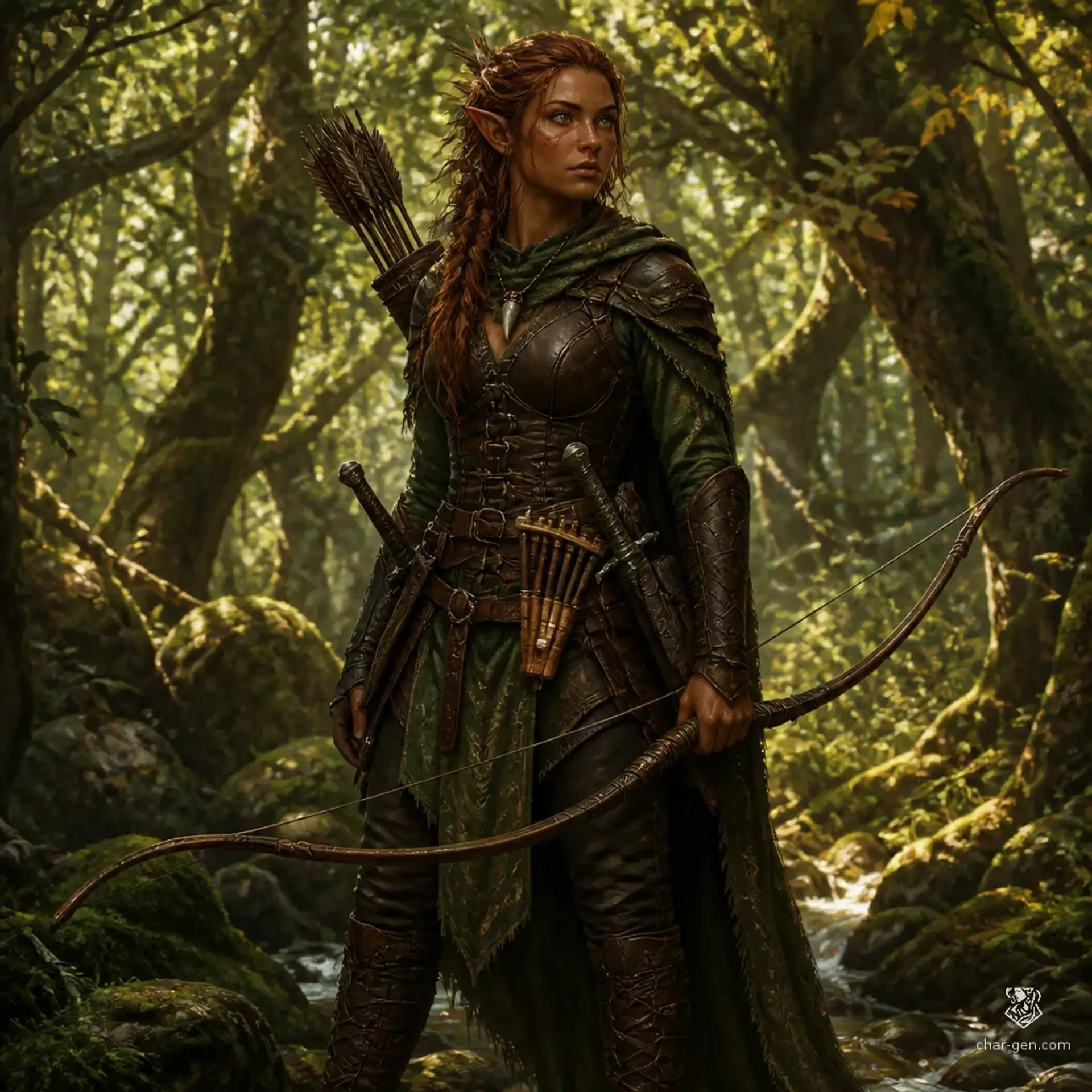 Eliza Rose Faylin - AI-generated fantasy Character
