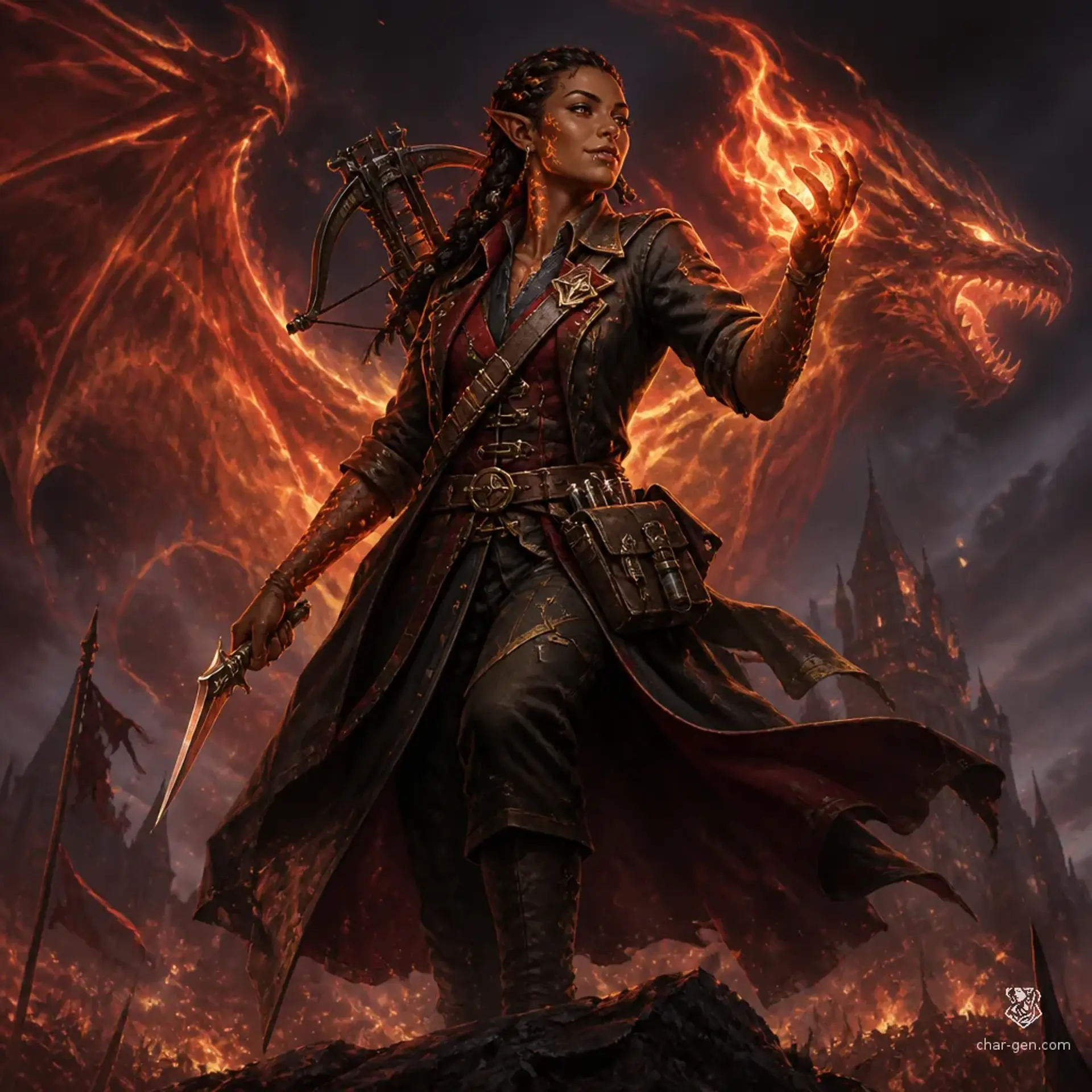 Nayeli Quispe - AI-generated fantasy Character