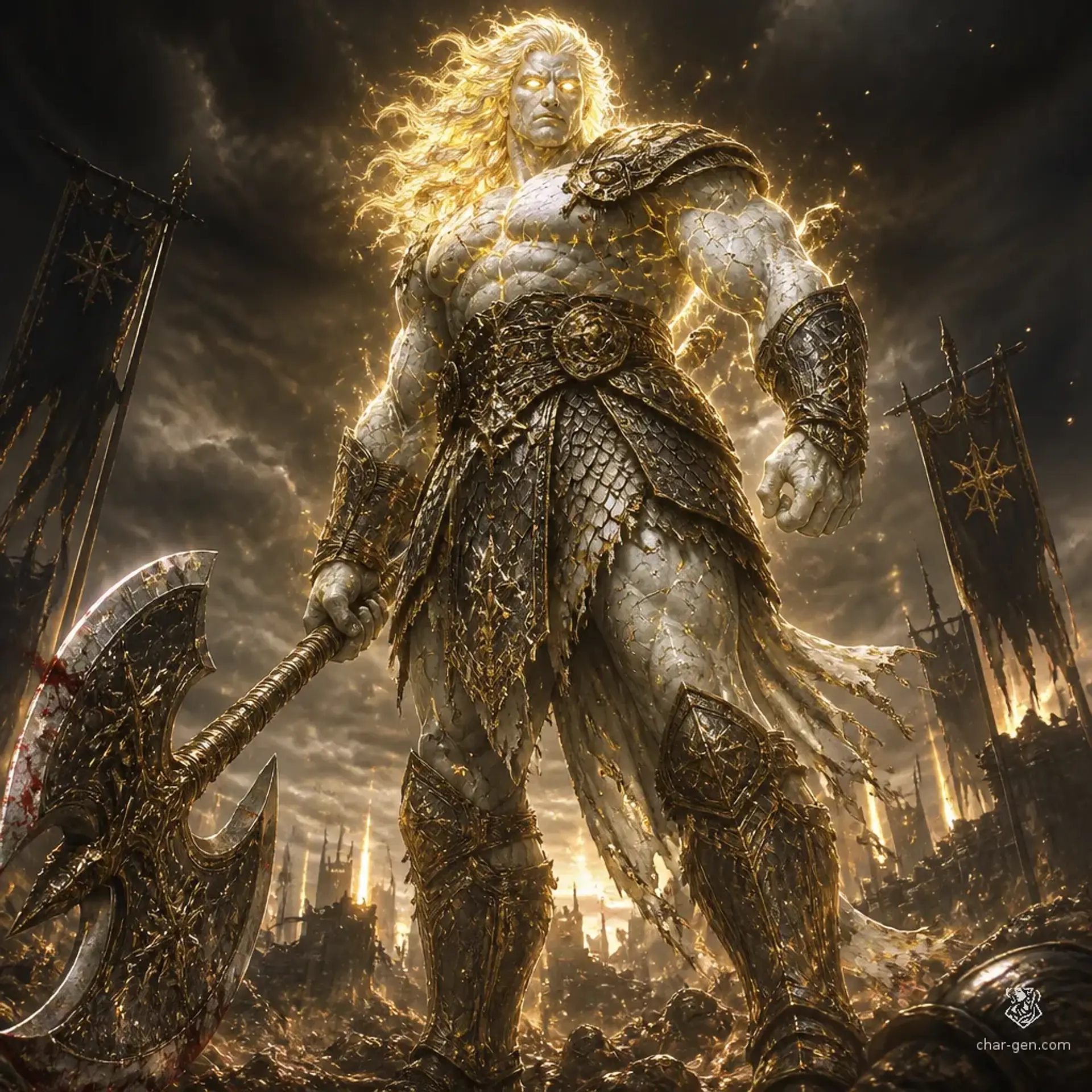 Valerius Solari - AI-generated fantasy Character