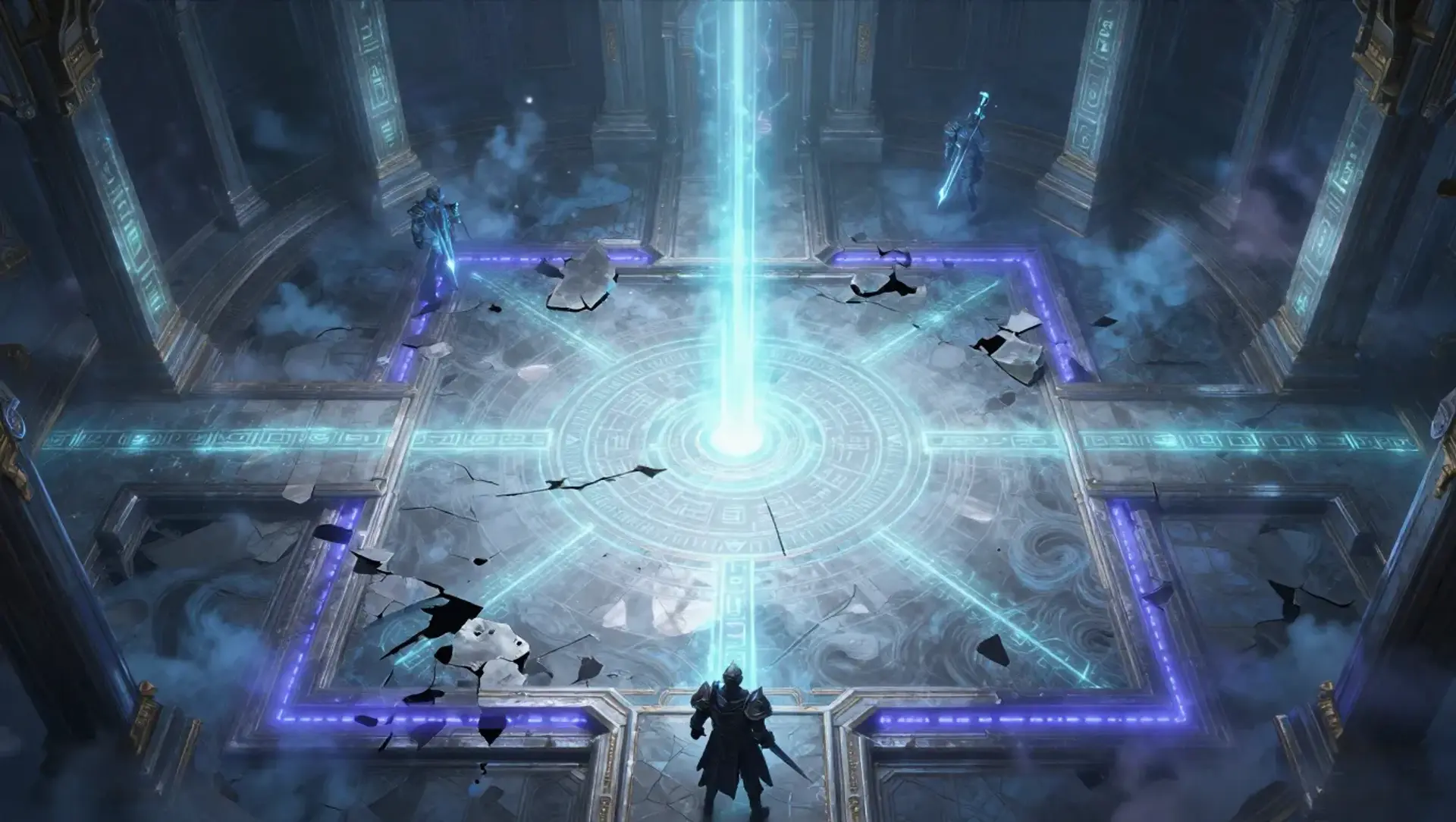 Trial of the Spectral Wardens - AI-generated fantasy Encounter