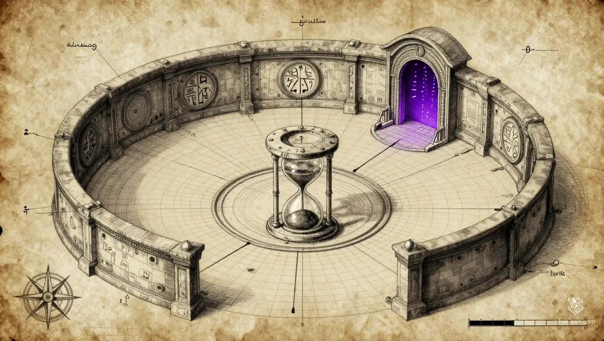 The Ward of the Unfailing Second - AI-generated fantasy Puzzle