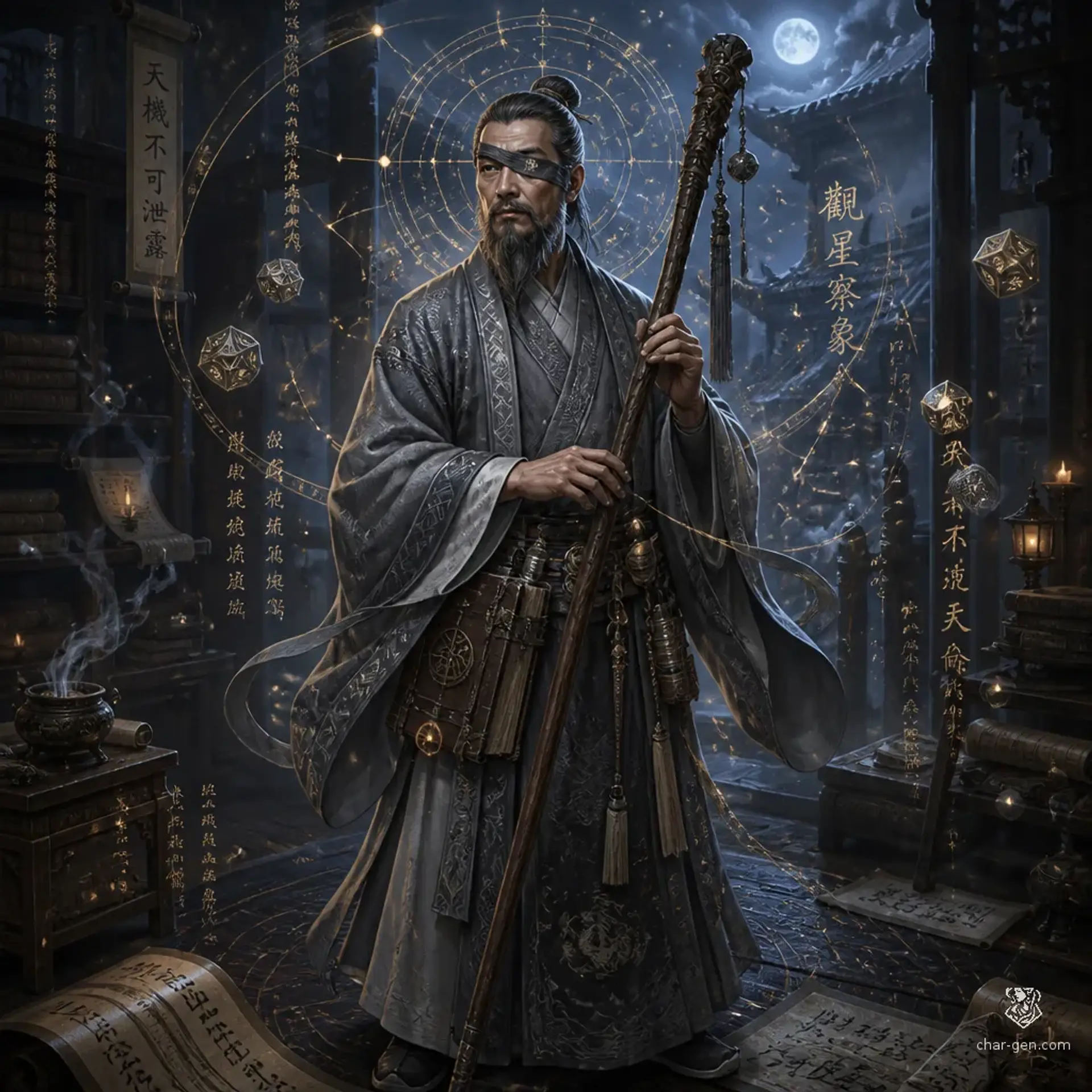 Gu Ji Xiang - AI-generated fantasy Character