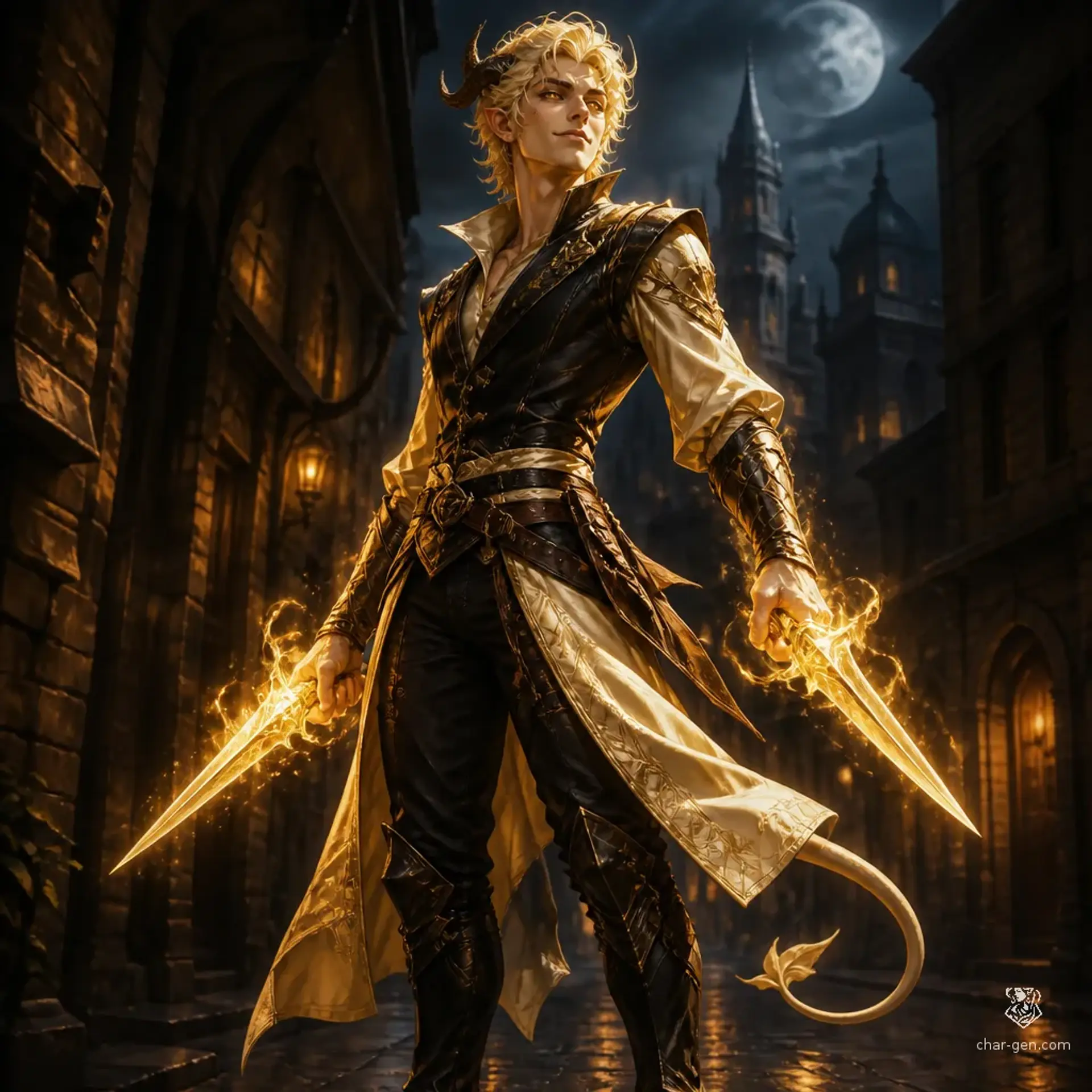 Valerius Vex - AI-generated fantasy Character