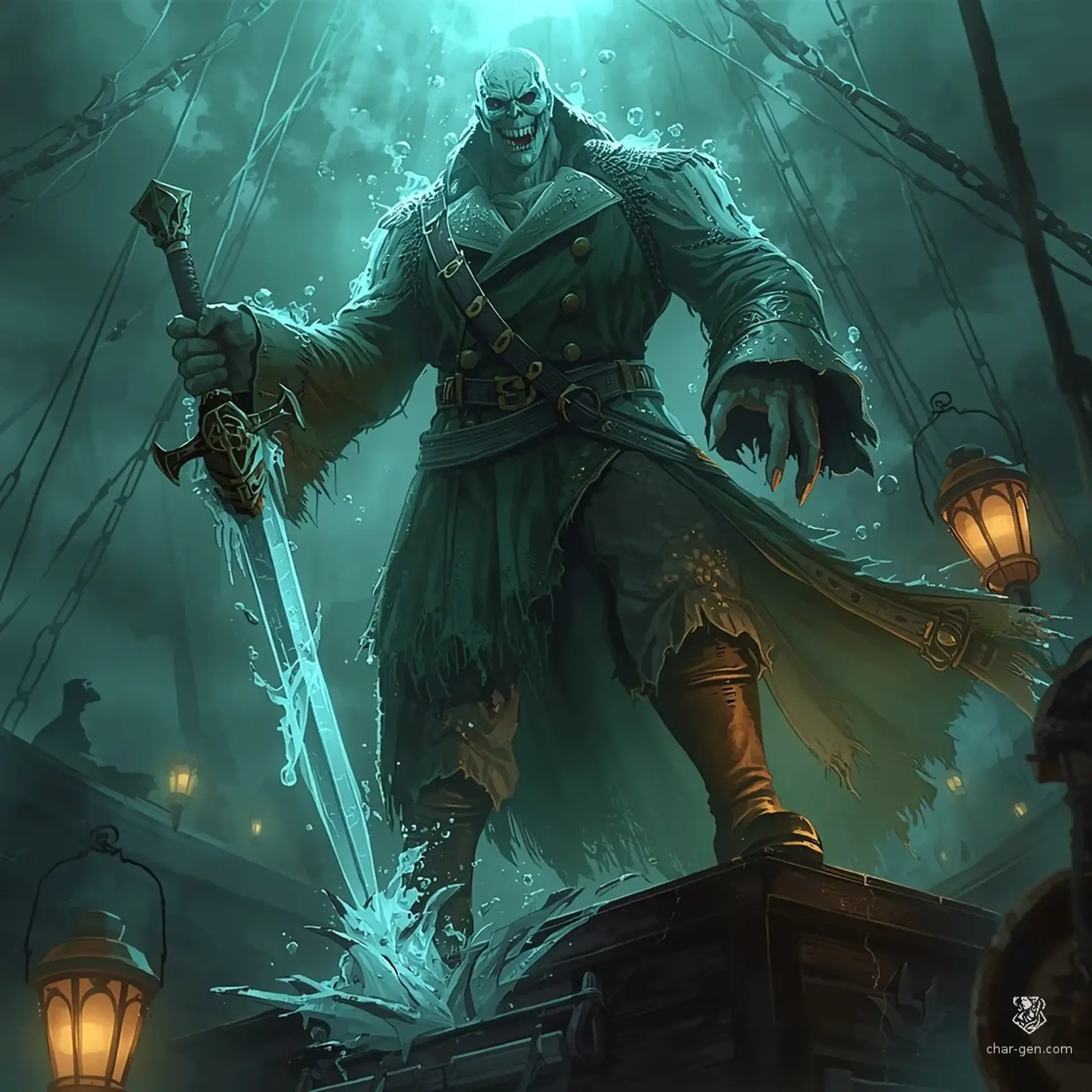 Dread-Captain Malphas the Eternal Scourge | Fantasy Monster Generated ...