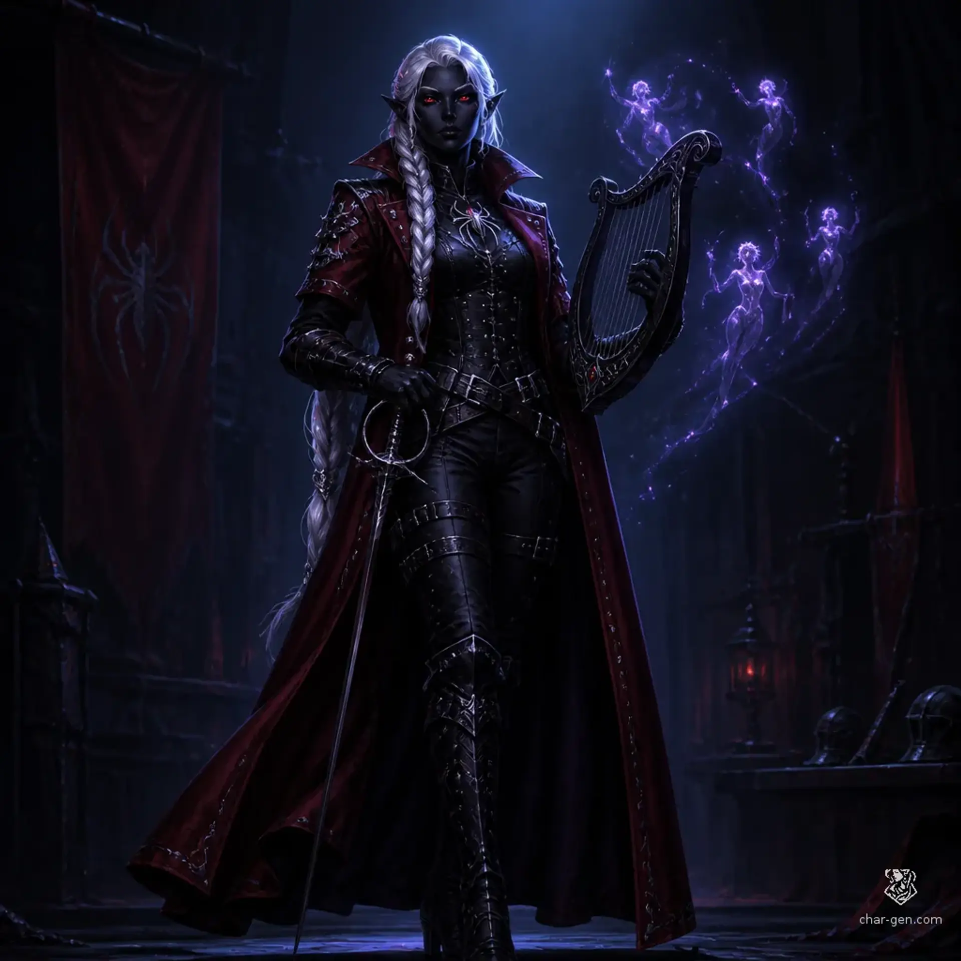 Aurelia Malice - AI-generated fantasy Character