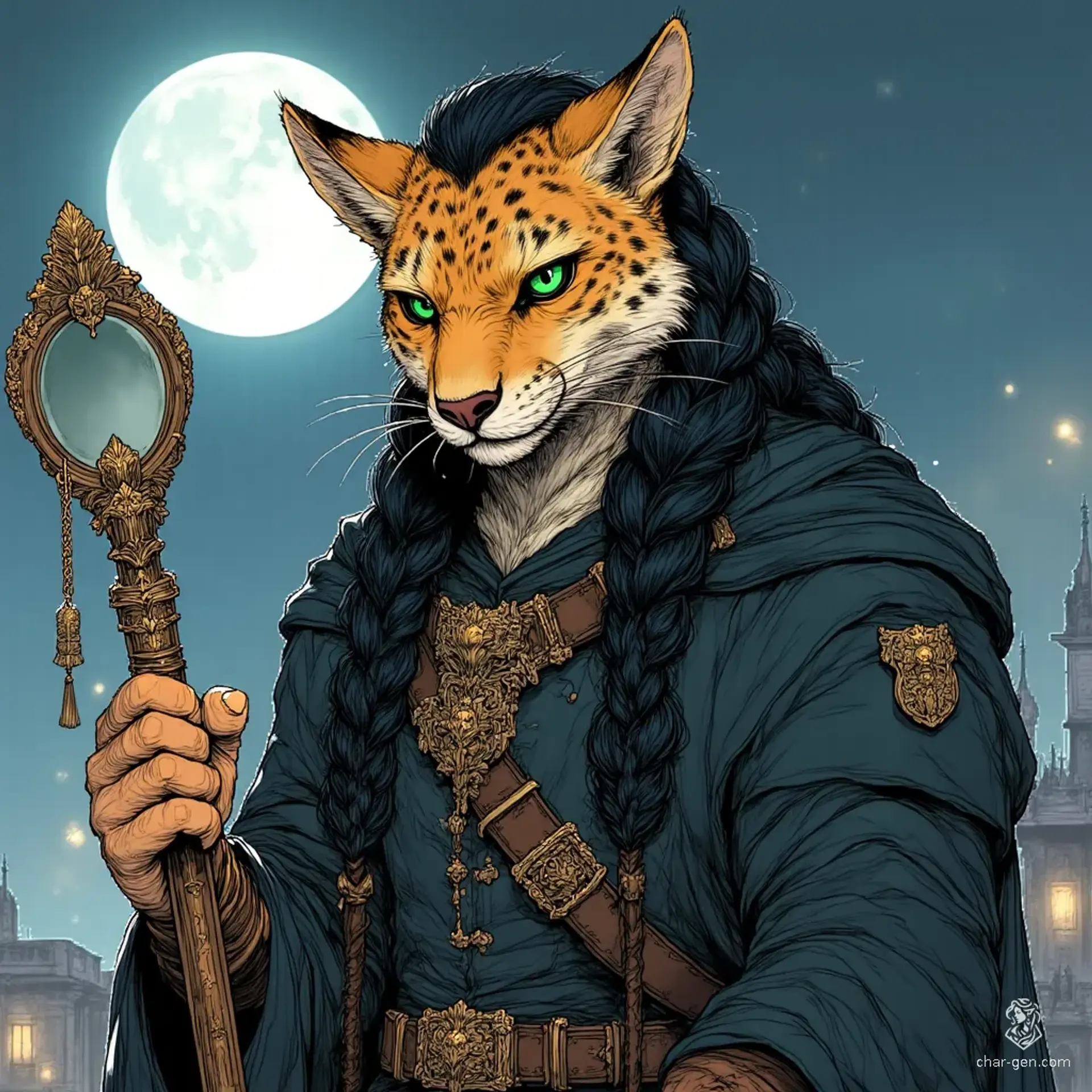 Vyrrix Silverspur - AI-generated fantasy NPC