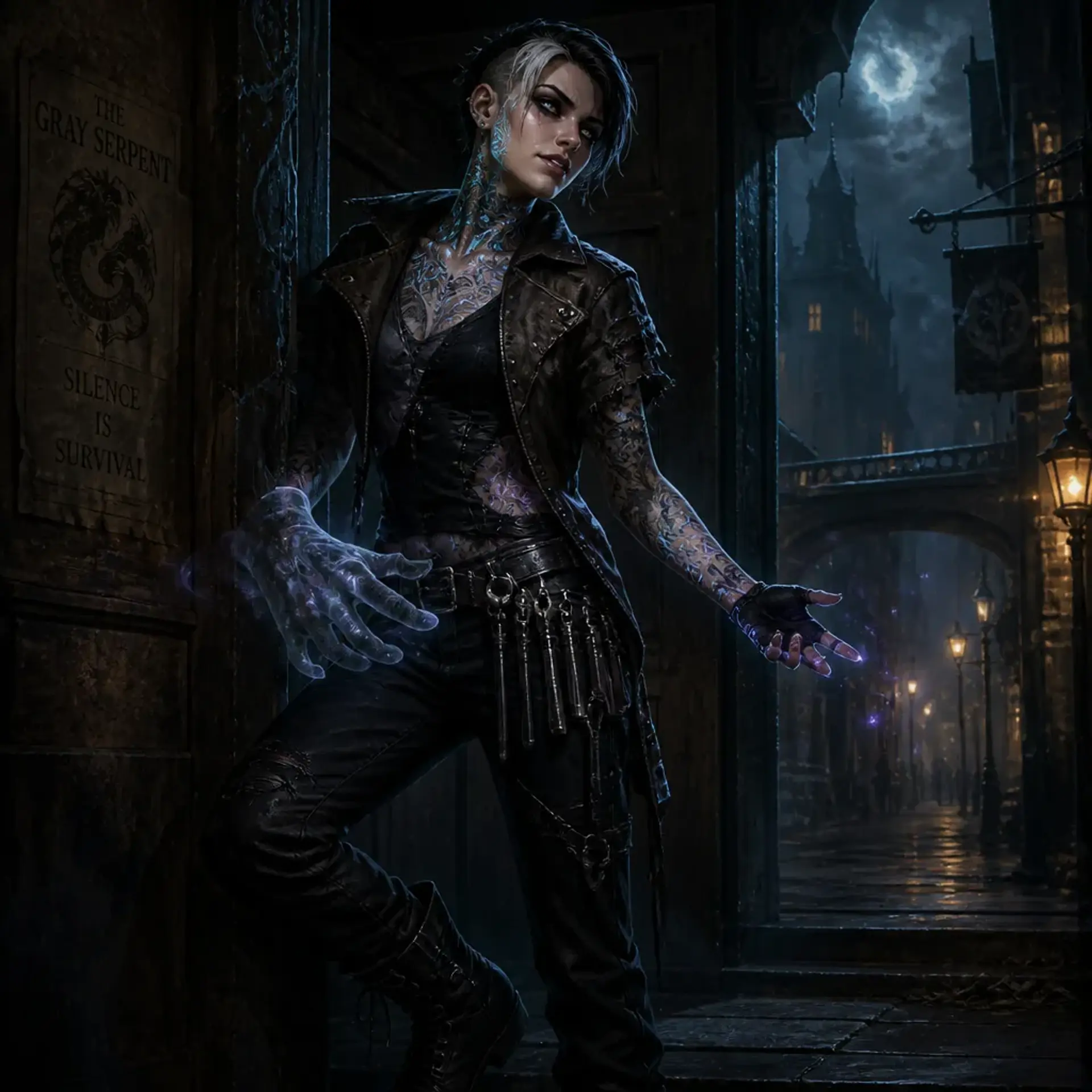 Venna Skadi - AI-generated fantasy Character