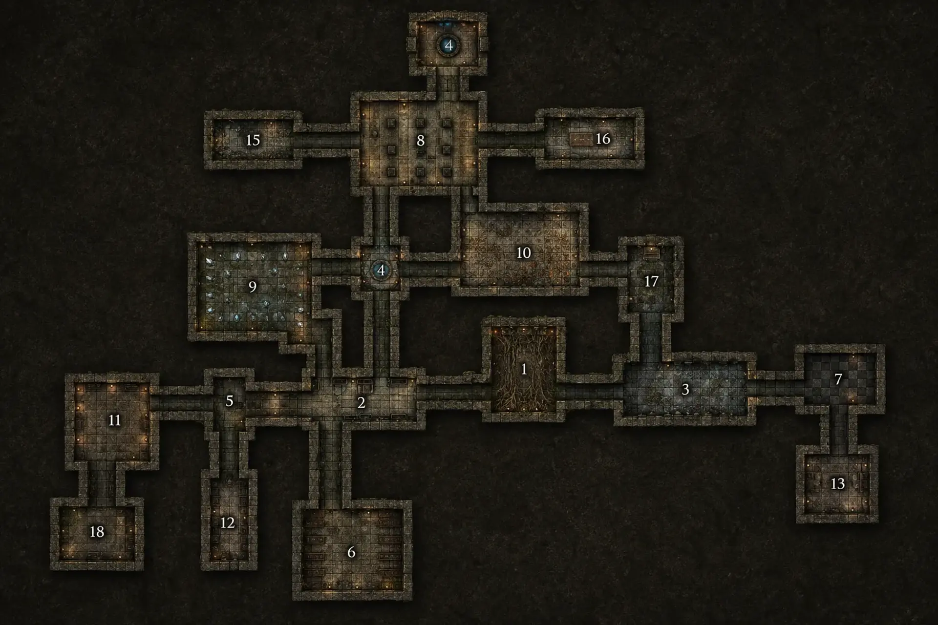 The Blue-Pulse Ruin