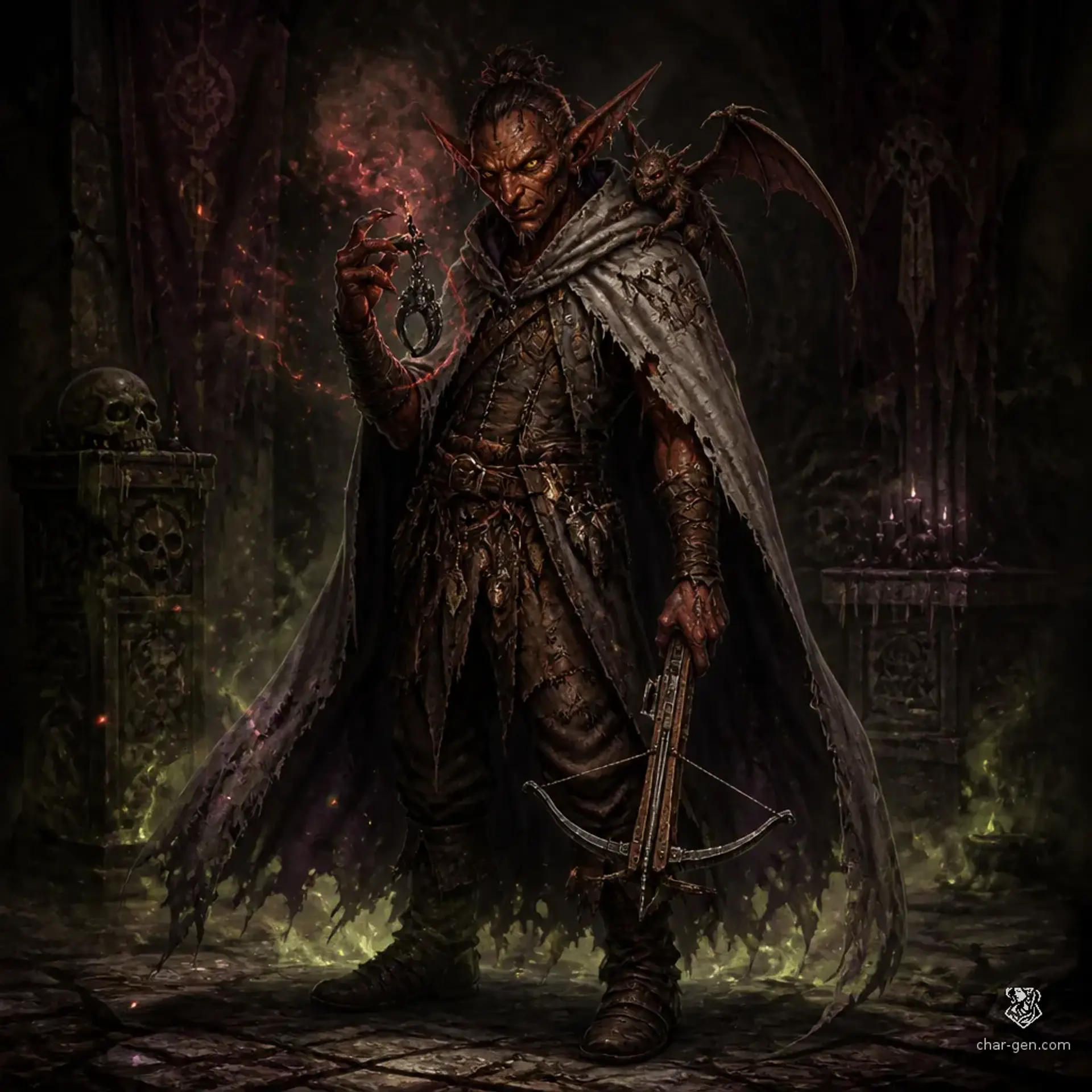 Kretik Haddad - AI-generated fantasy Character