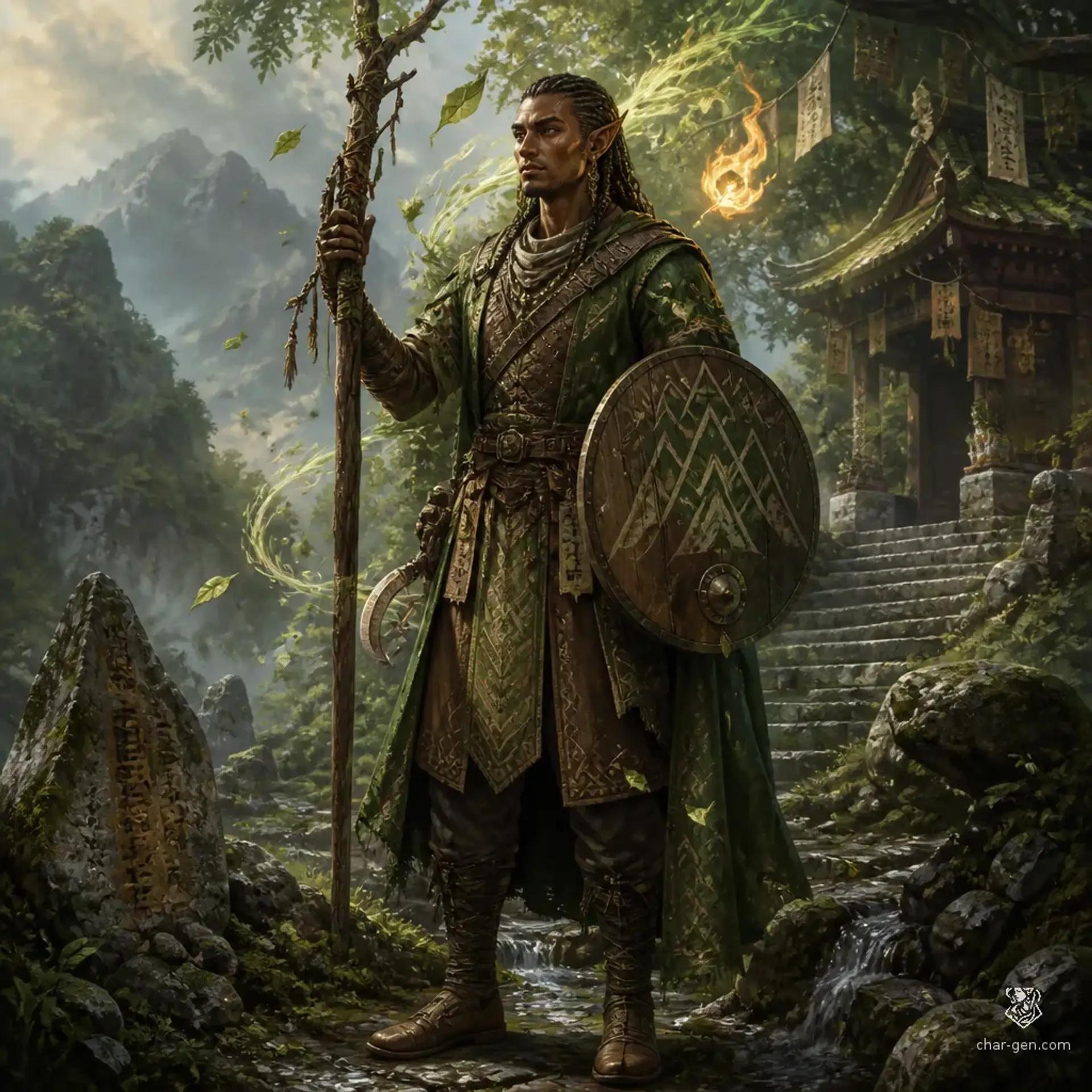 Kuntur Sazkru - AI-generated fantasy Character