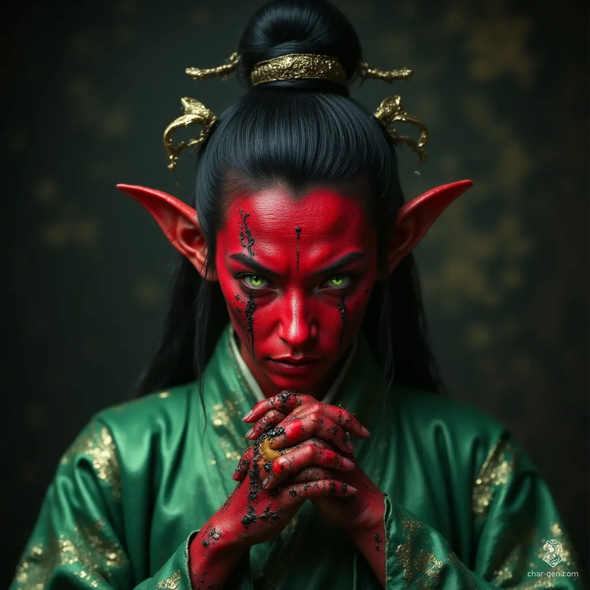Sayuri Han - AI-generated fantasy NPC