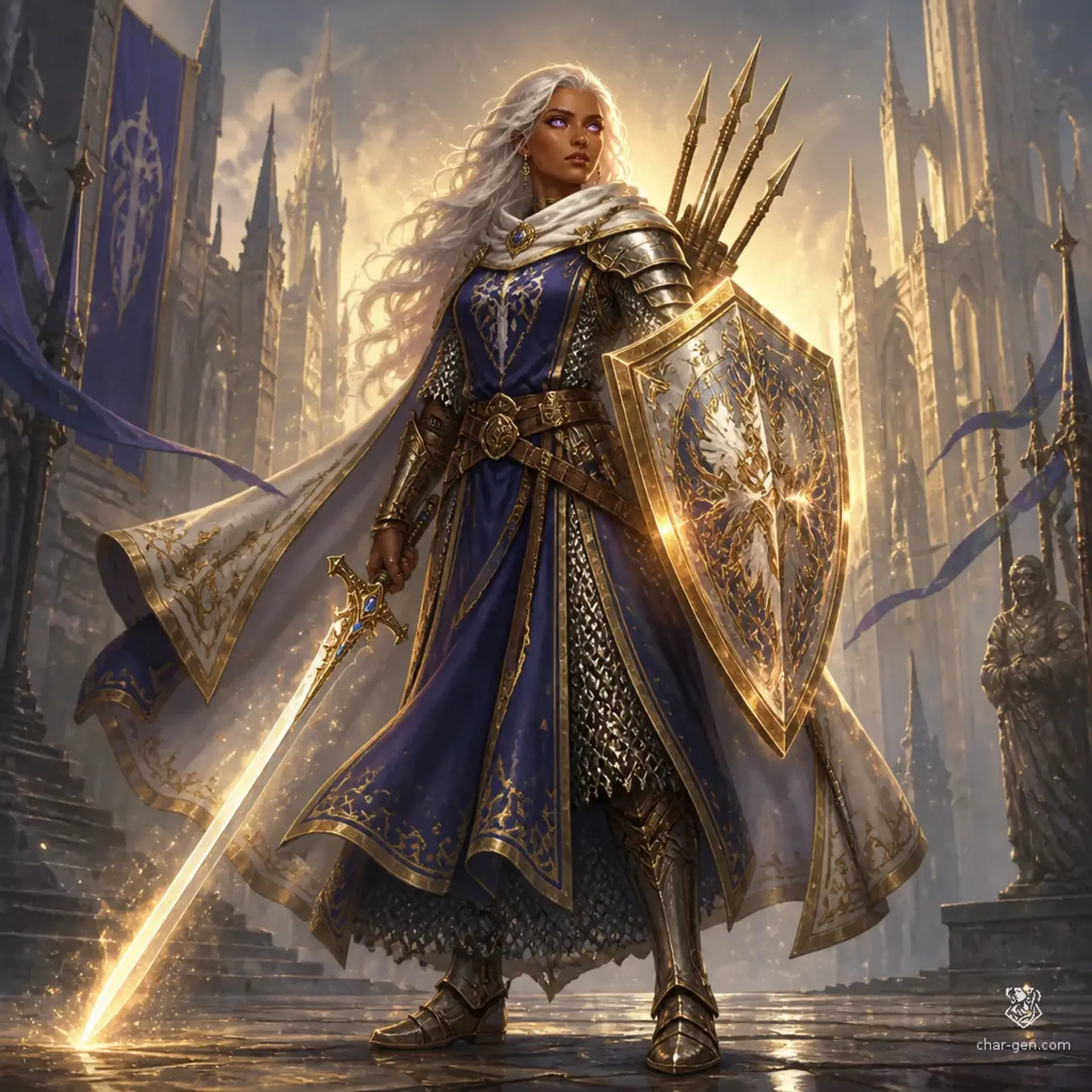 Lorrallye - AI-generated fantasy Character