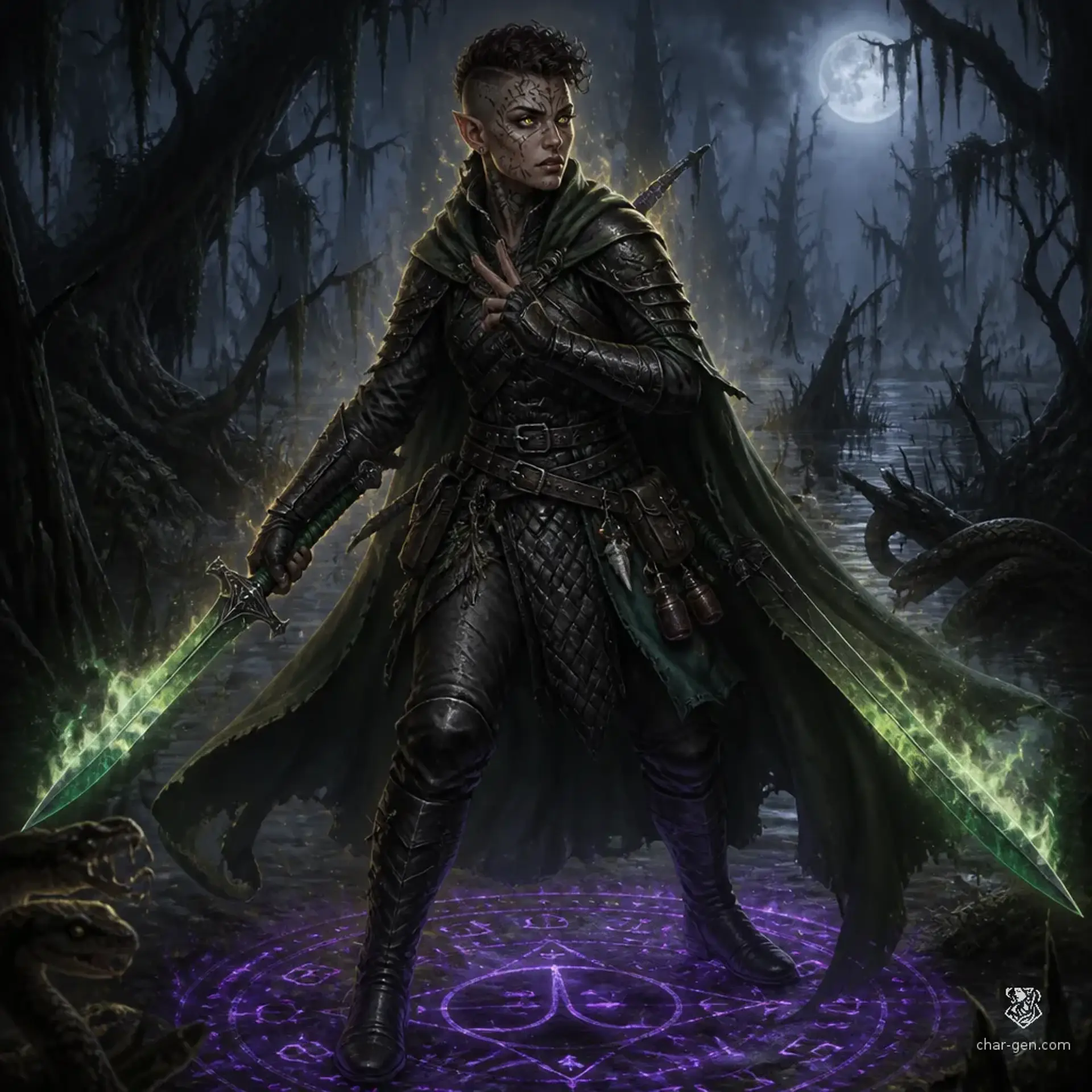 Кеттиг Ойотун - AI-generated fantasy Character