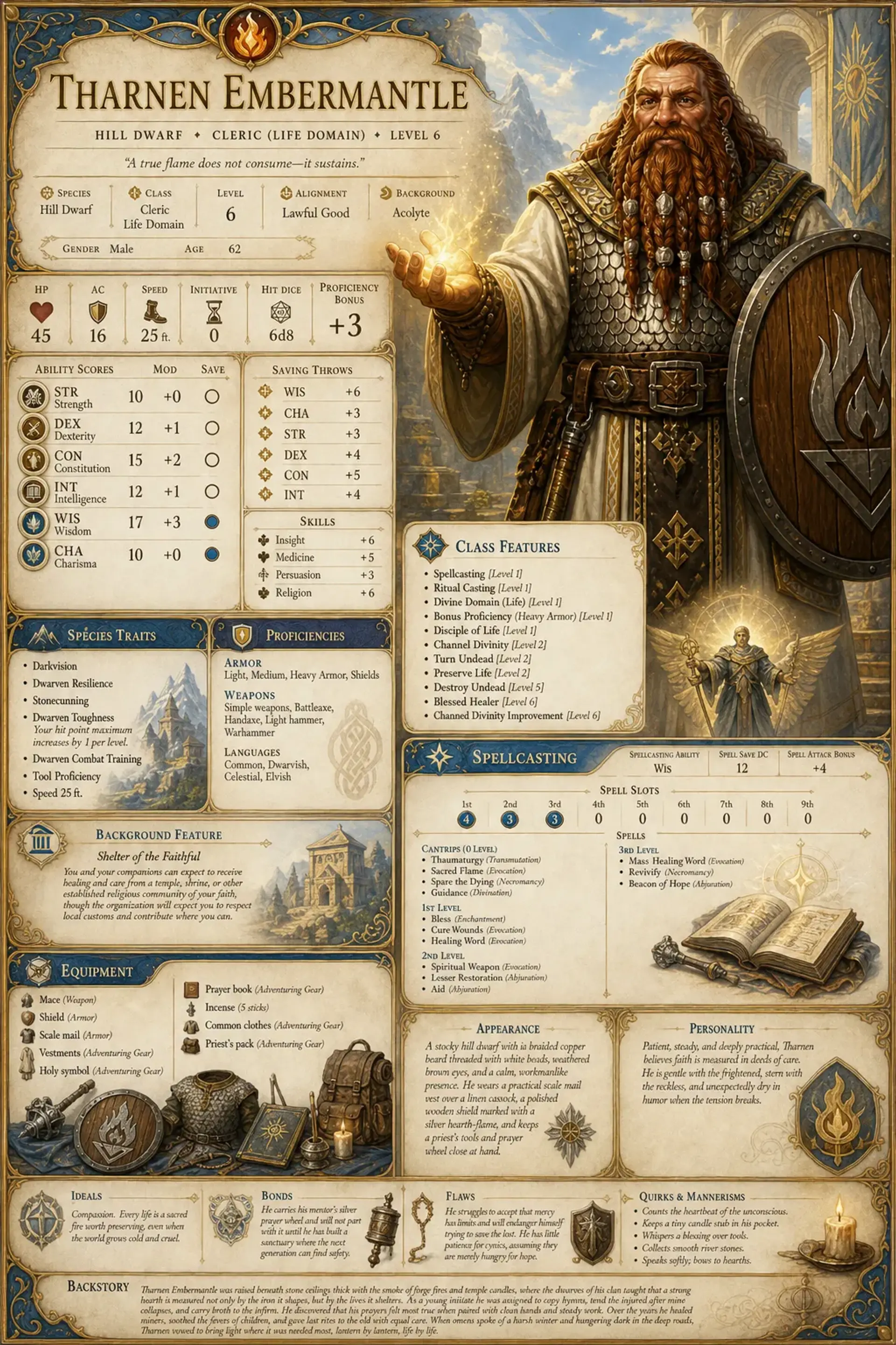 Character Sheet