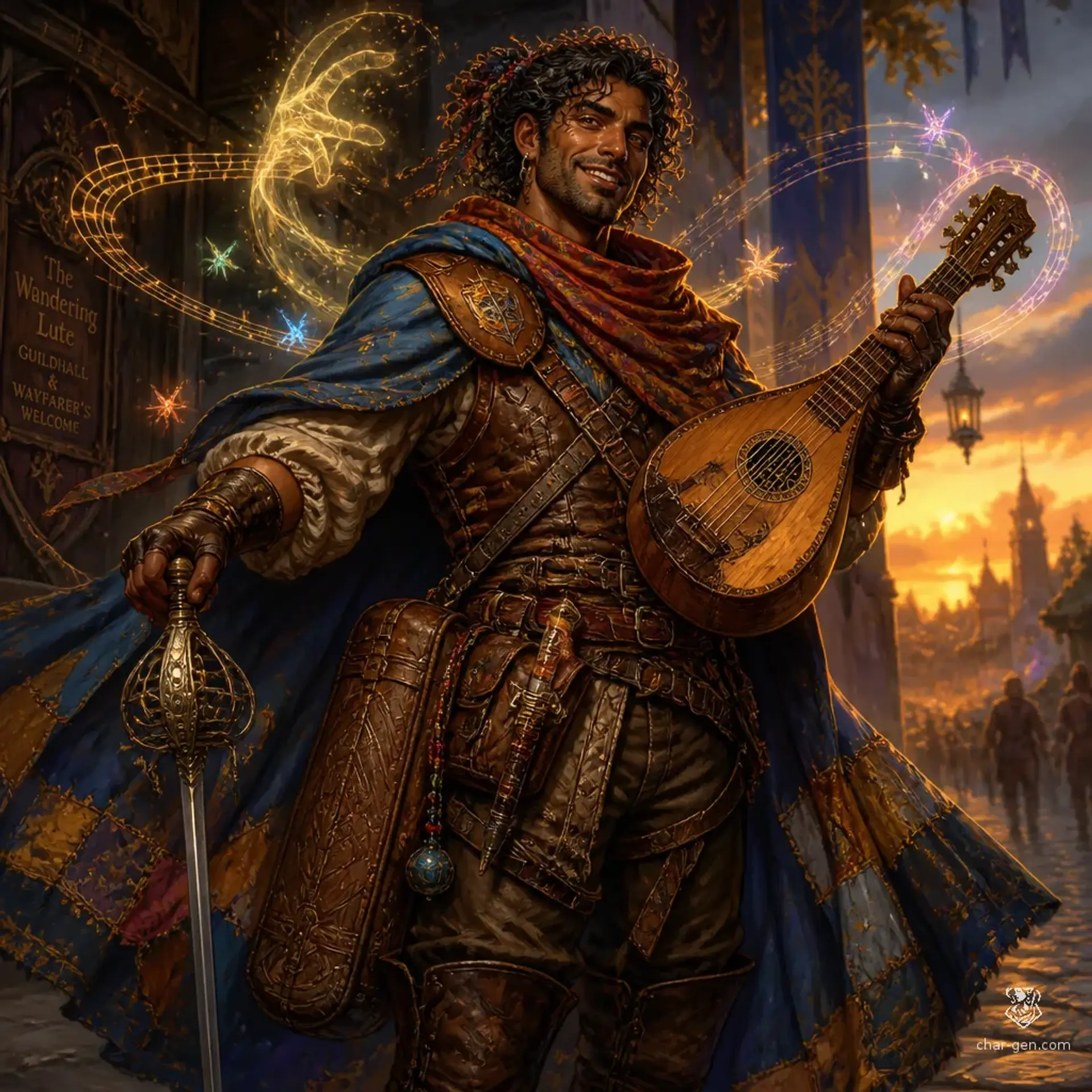 Quirino - AI-generated fantasy Character