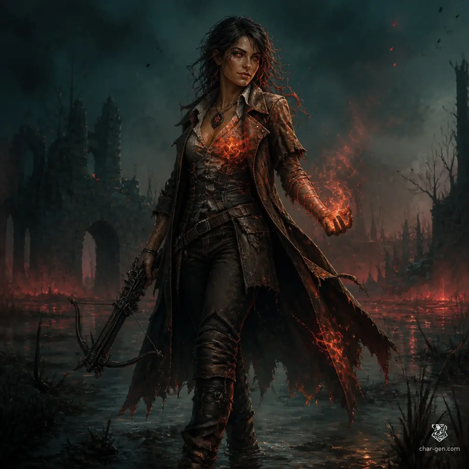 Mara Vey - AI-generated fantasy Character
