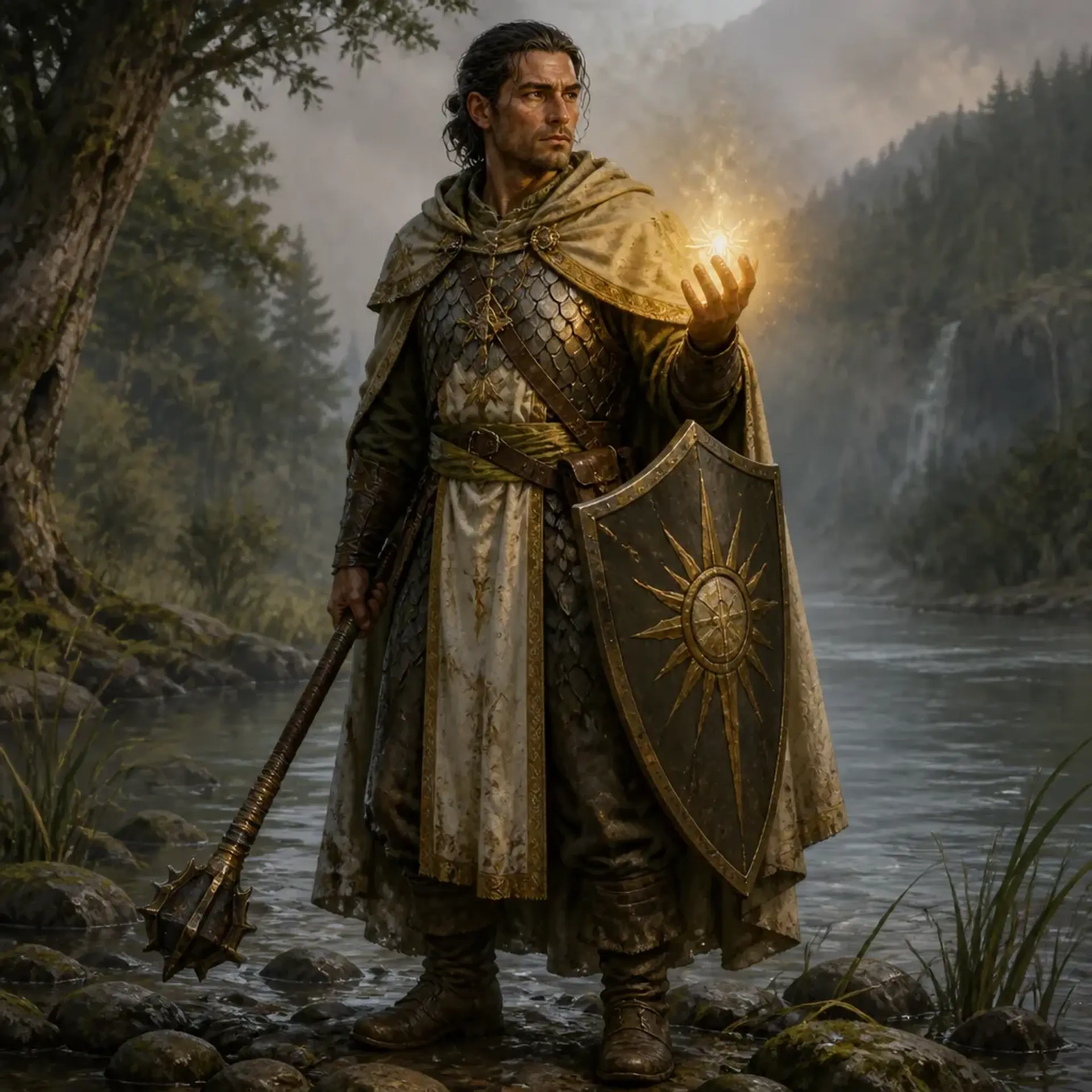 Jordan Lonestrider - AI-generated fantasy Character