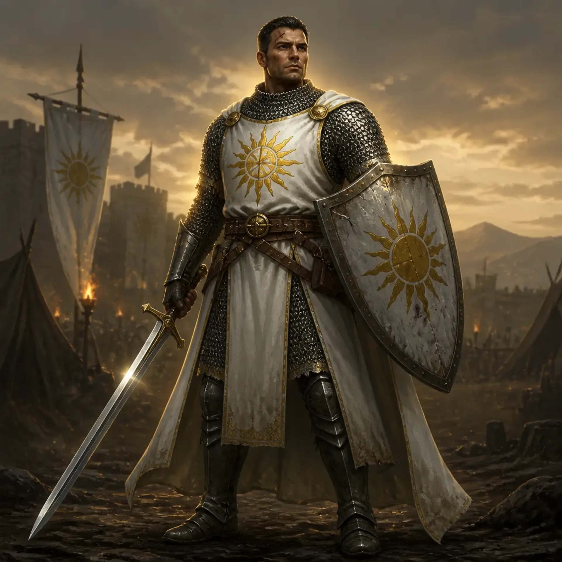 Corvin Sunhammer - AI-generated fantasy Character