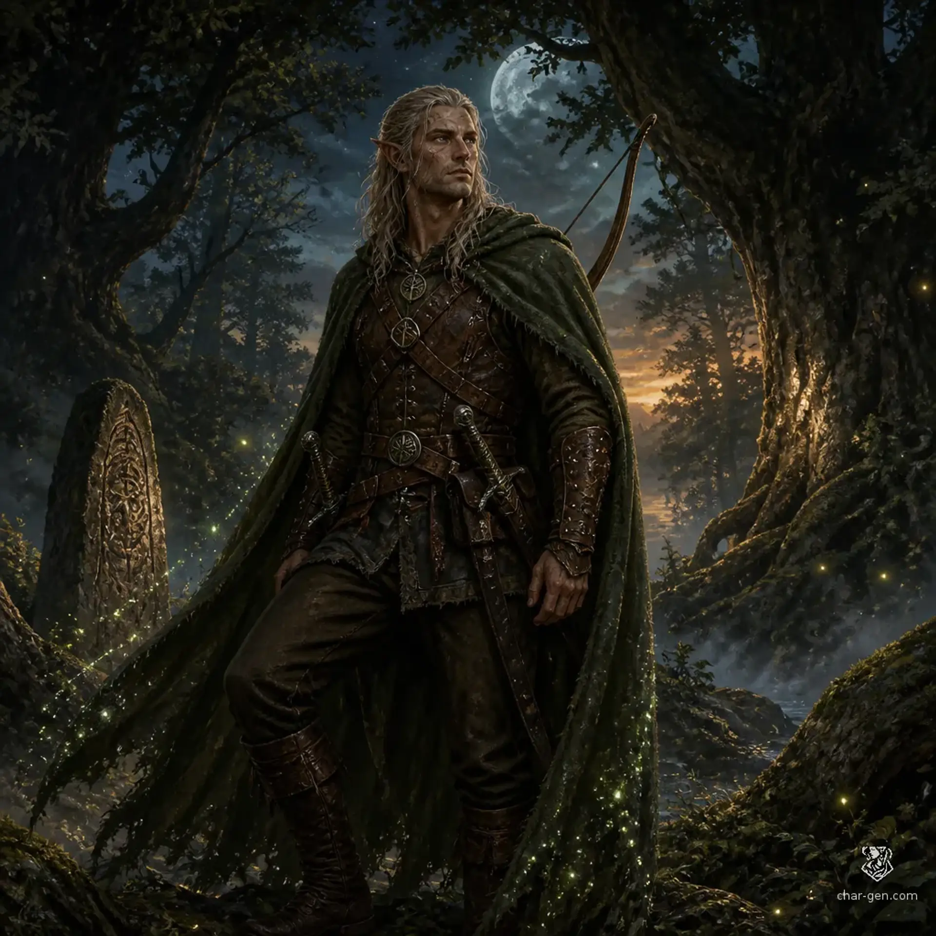 Aethril - AI-generated fantasy Character