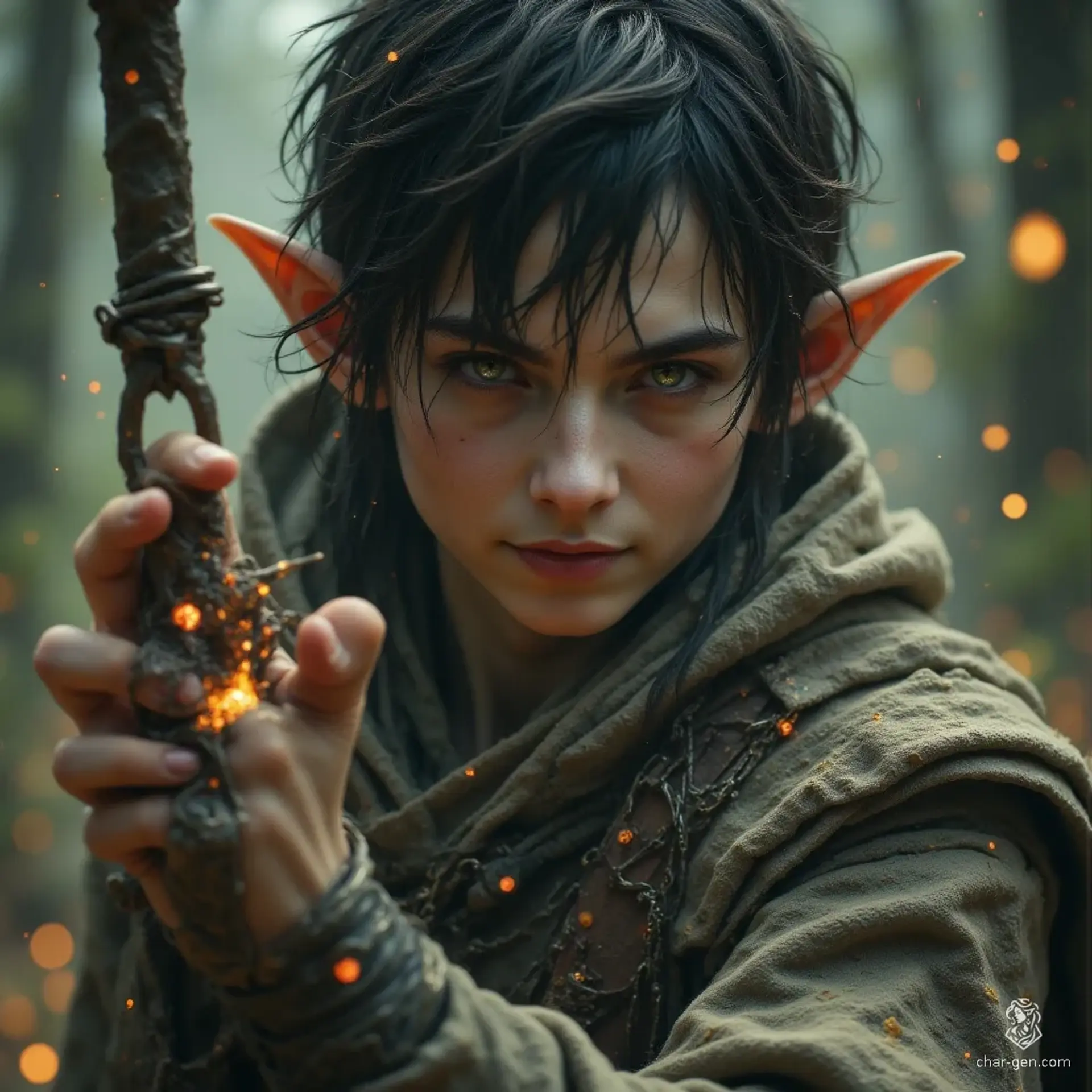 Vaelith Silvershade - AI-generated fantasy NPC