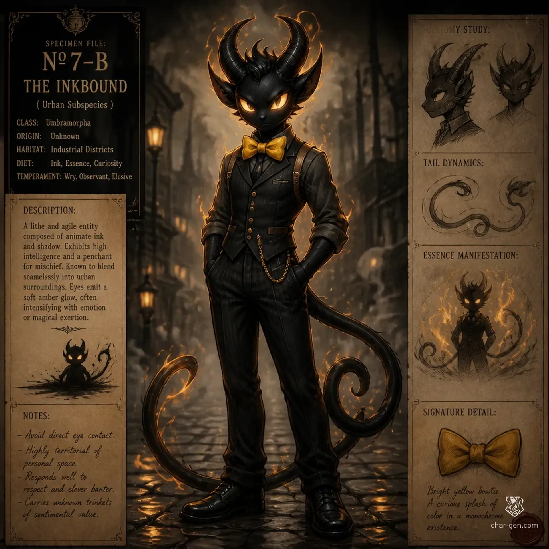 Inkfire Kin - AI-generated fantasy Species