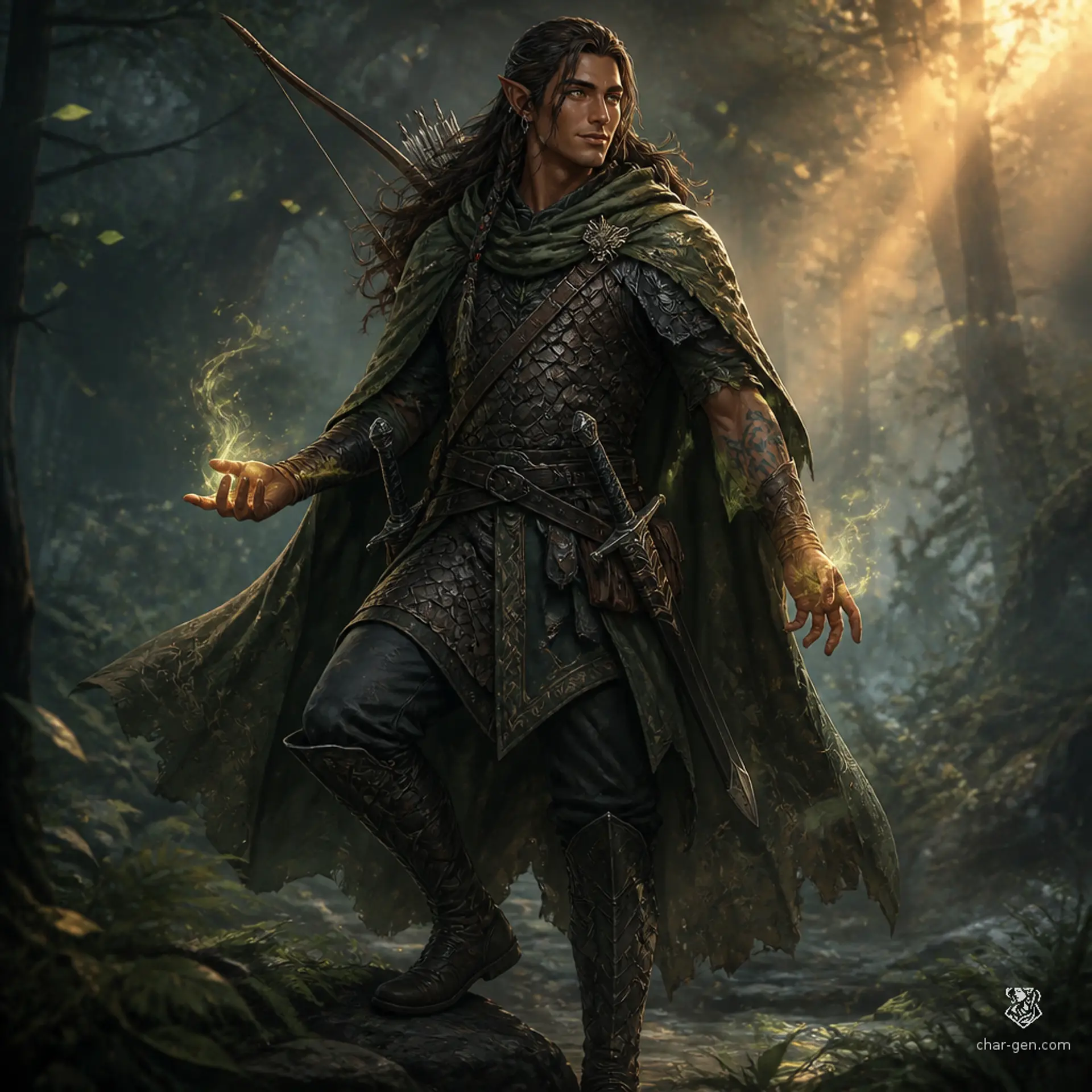 Tavaroa Mchedlishvili - AI-generated fantasy Character