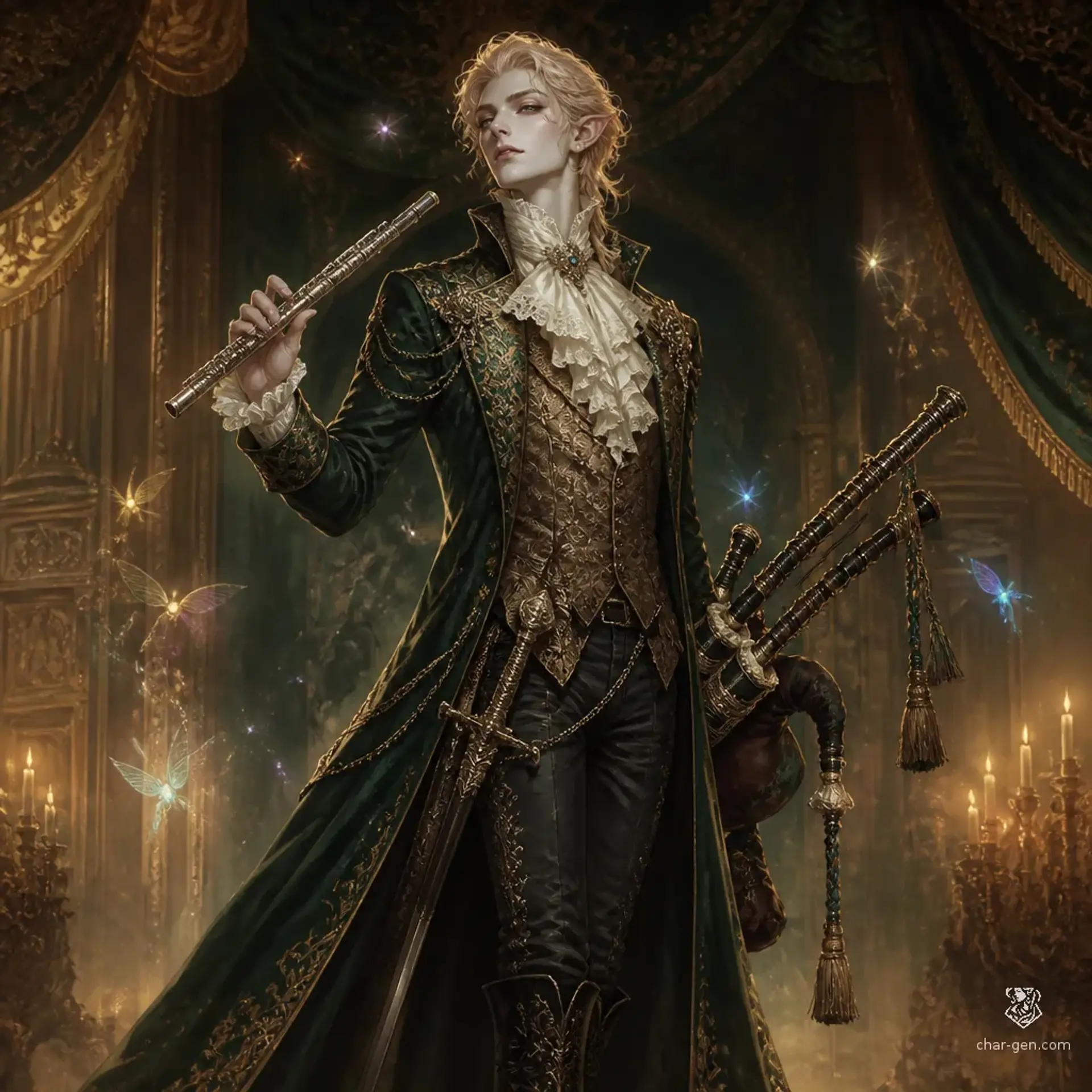 Celestine Vale - AI-generated fantasy Character