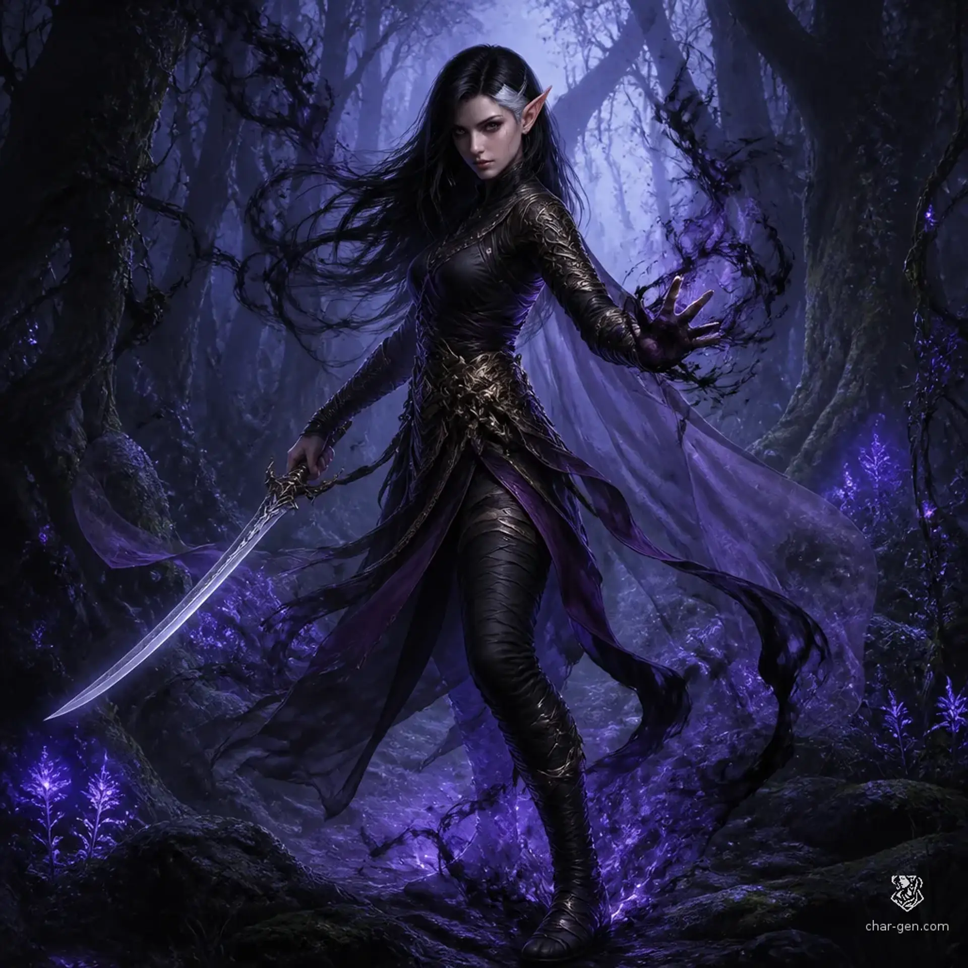 Wylrae Kaharyn - AI-generated fantasy Character