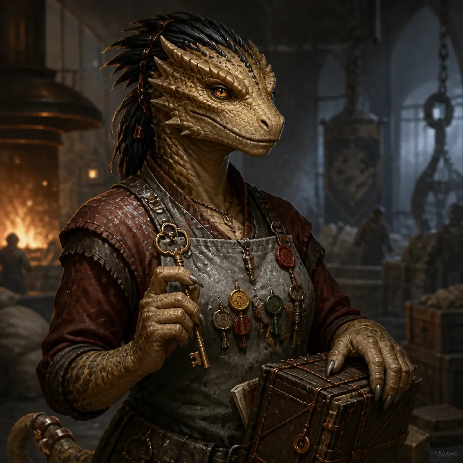 Sutha Flue-Pry - AI-generated fantasy NPC