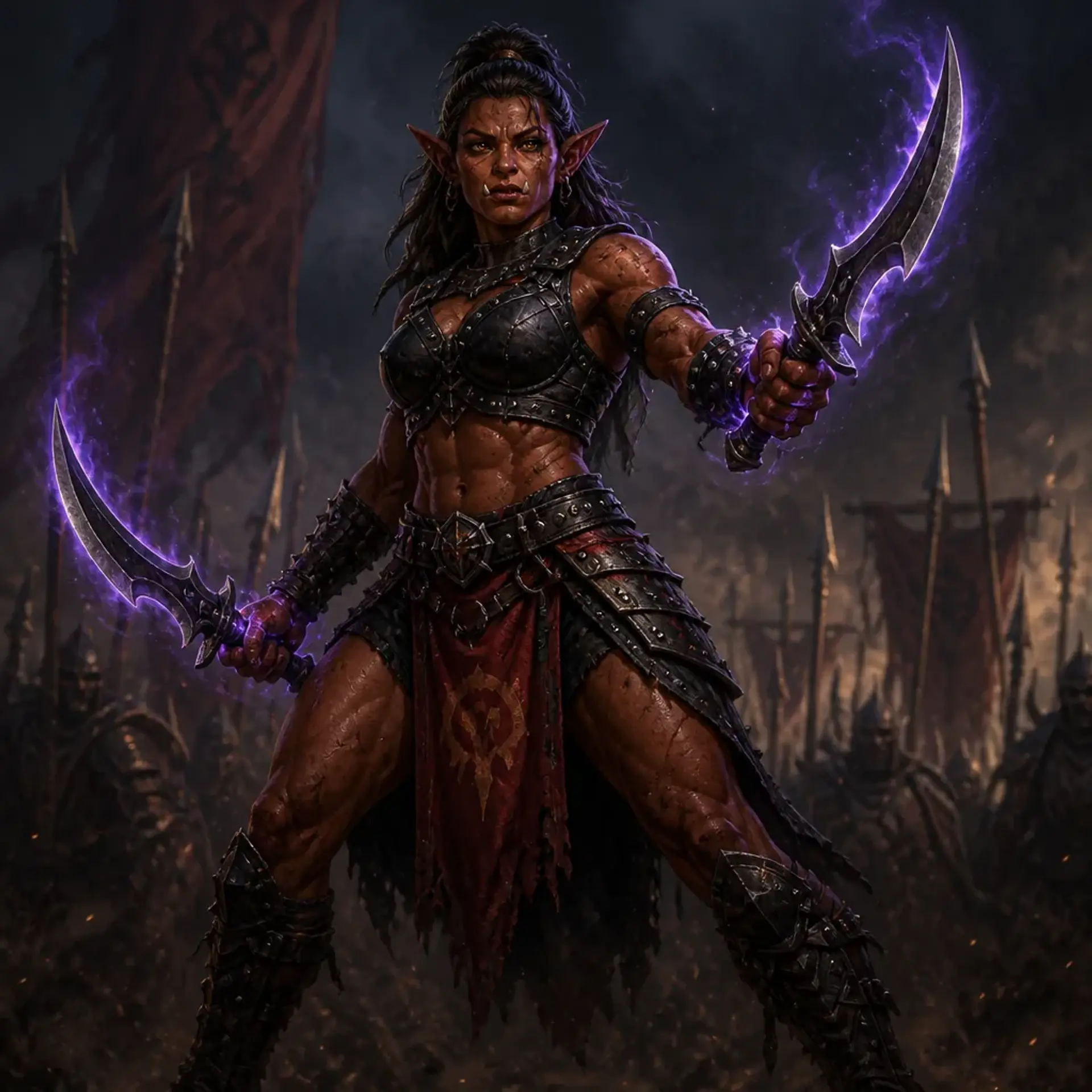 Veyra Iron-Protocol - AI-generated fantasy Character