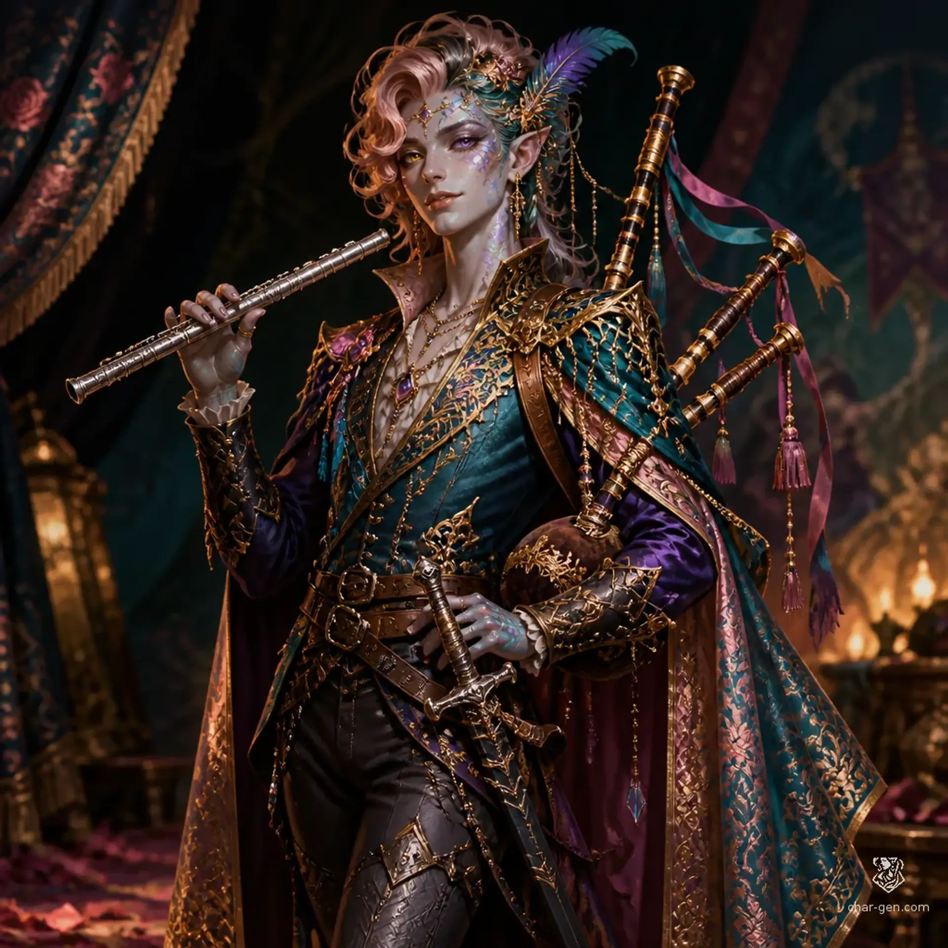 Matchalat'e - AI-generated fantasy Character
