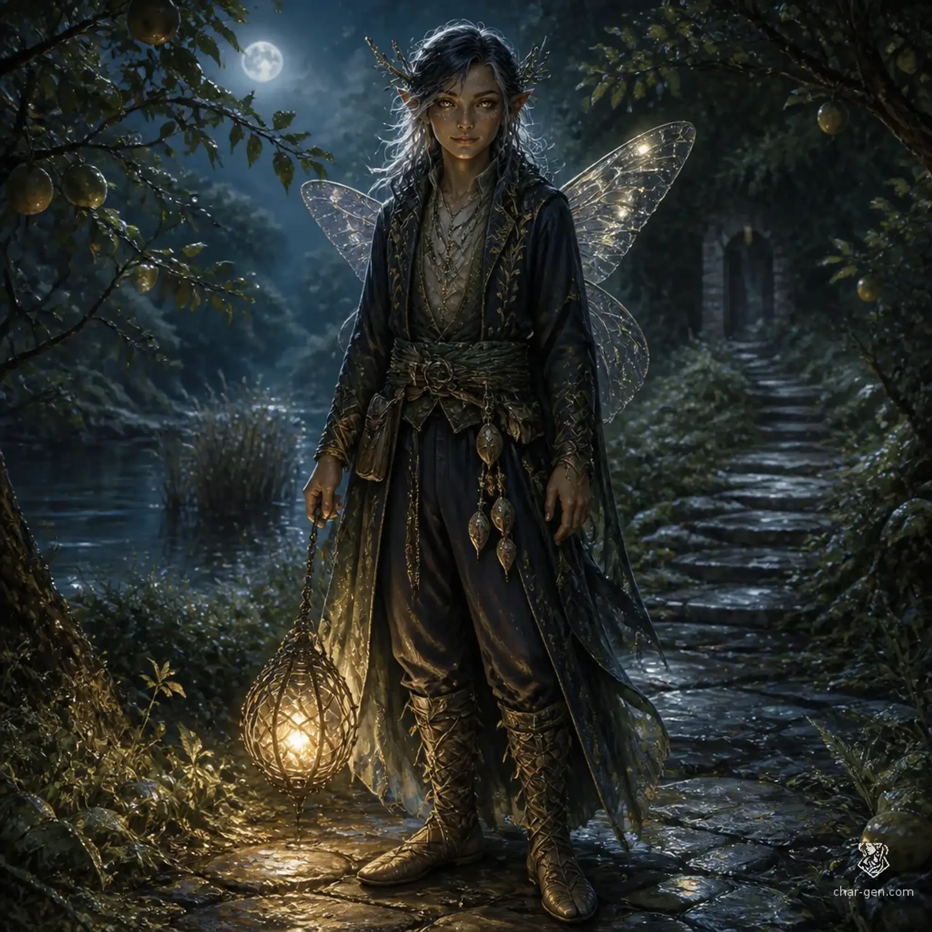 Mirelune - AI-generated fantasy Species