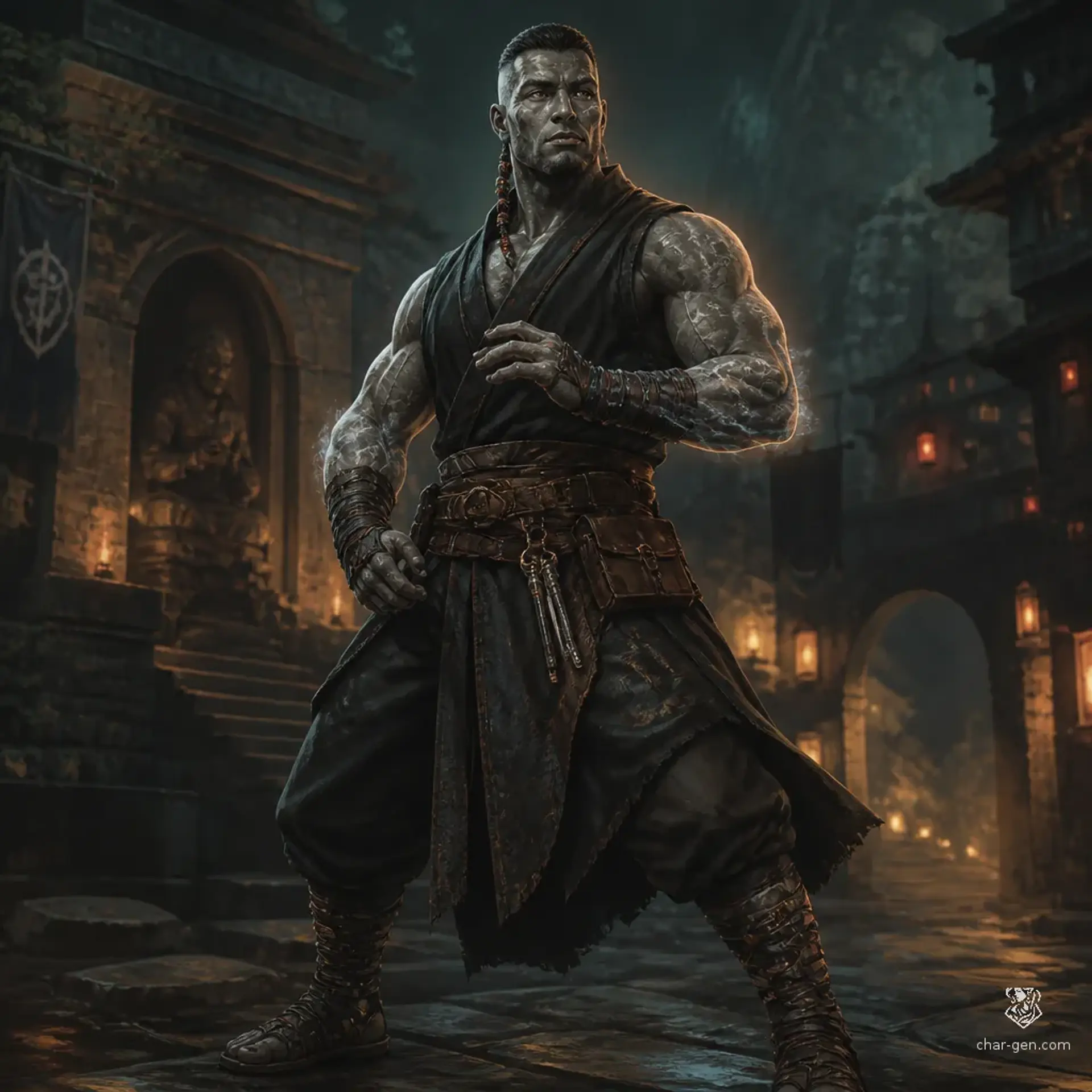 Kvartek Gogiashvili - AI-generated fantasy Character
