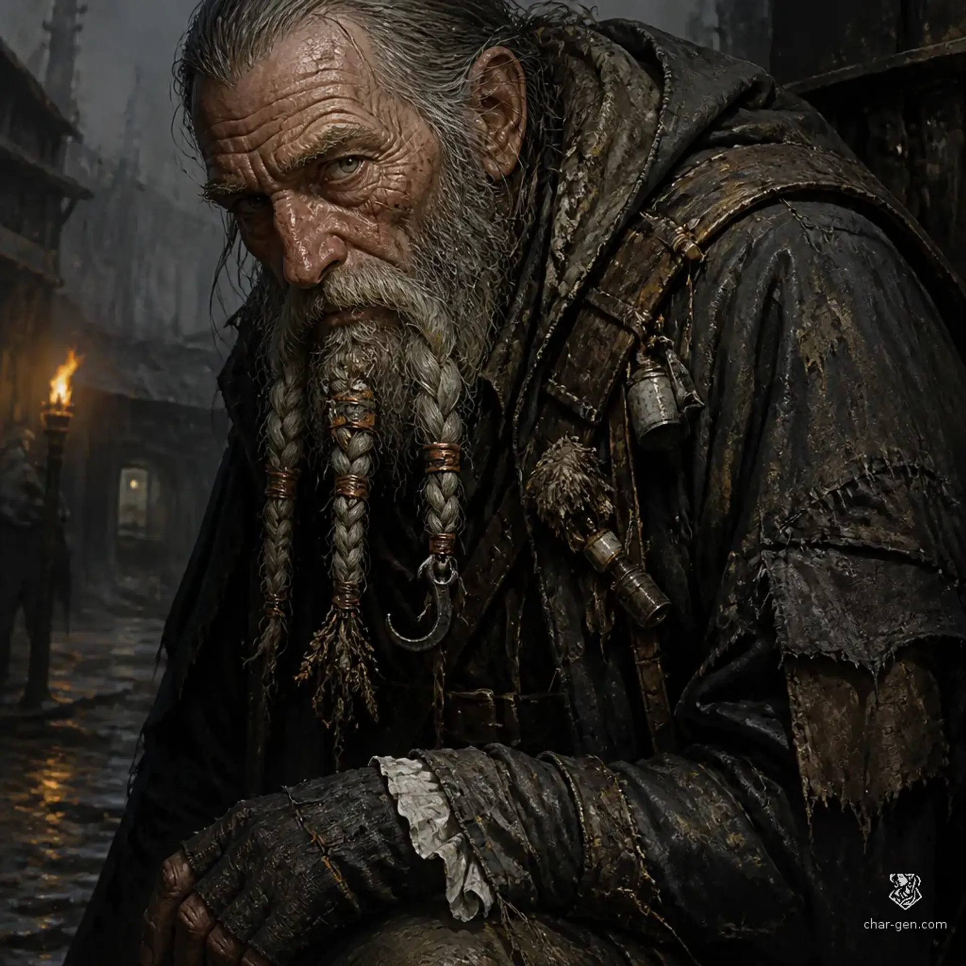 Bramin Voss - AI-generated fantasy NPC